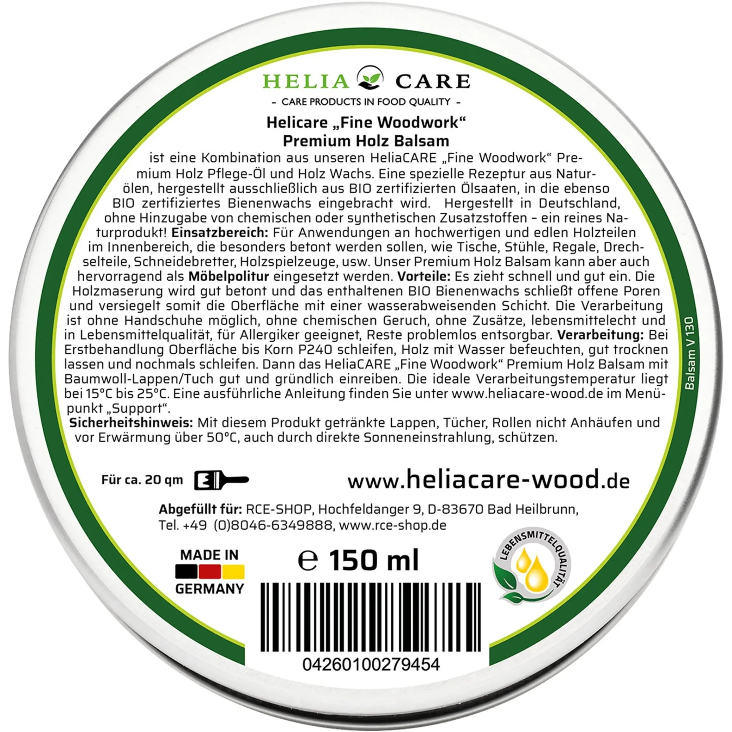 Depot Bio Holz & Möbel Balsam> Möbelschutz