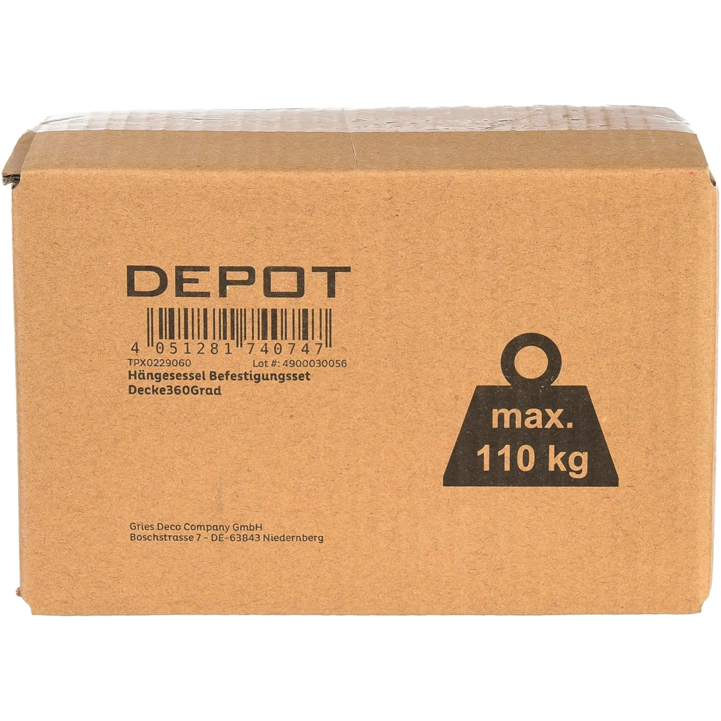 Depot Decken-Befestigungsset Colin Für Hangesessel, Drehbar> Garten- & Balkonmöbel