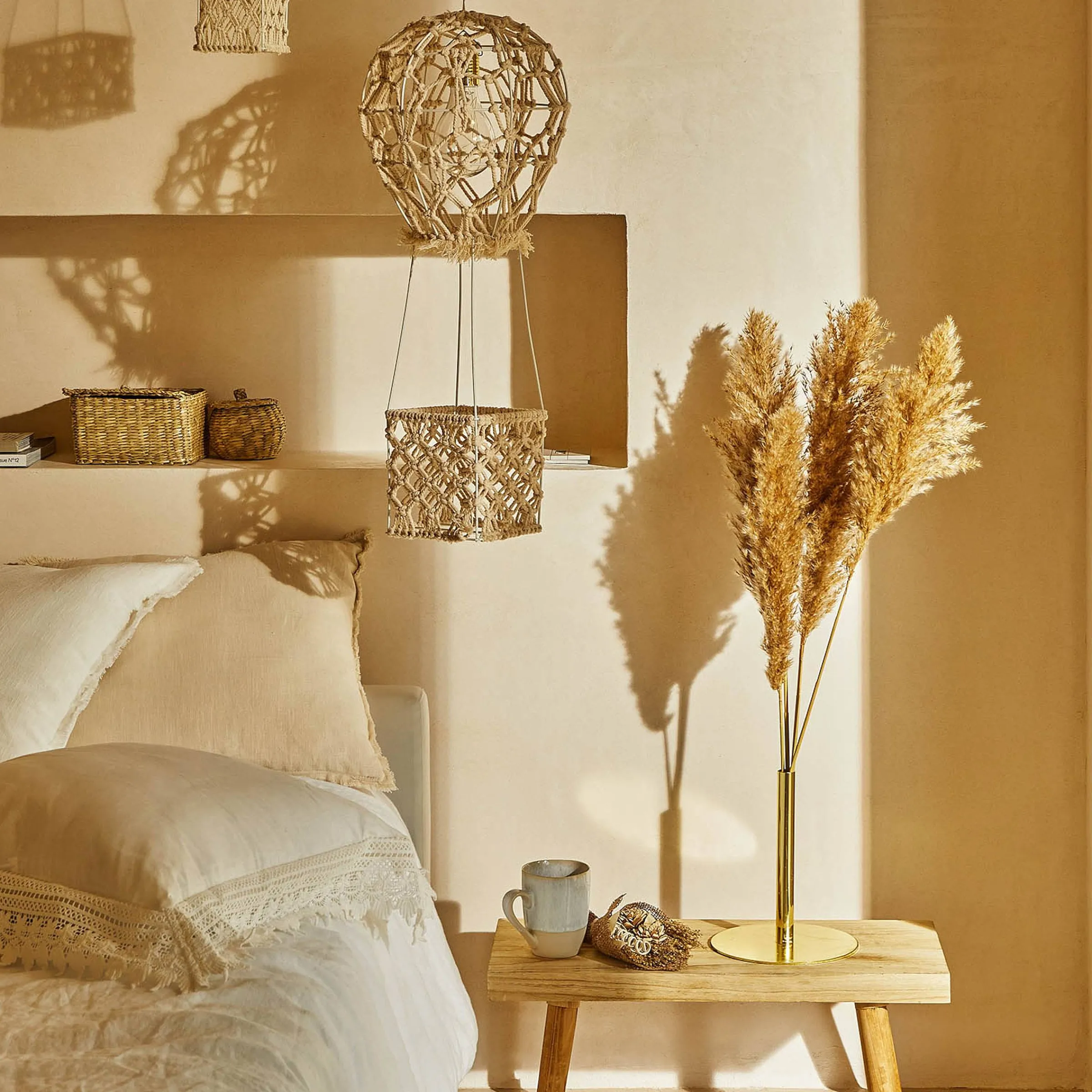 Depot Geschenkideen^Deko-Halterung Mit Pampasgras