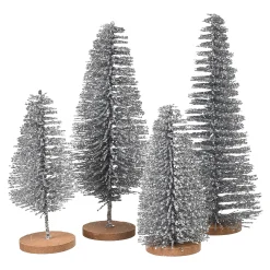 Depot Deko-Figuren & Objekte^Deko-Objekt-Set Glitzer-Baum