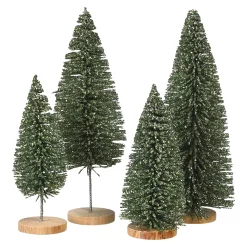 Depot Deko-Figuren & Objekte^Deko-Objekt-Set Glitzer-Baum