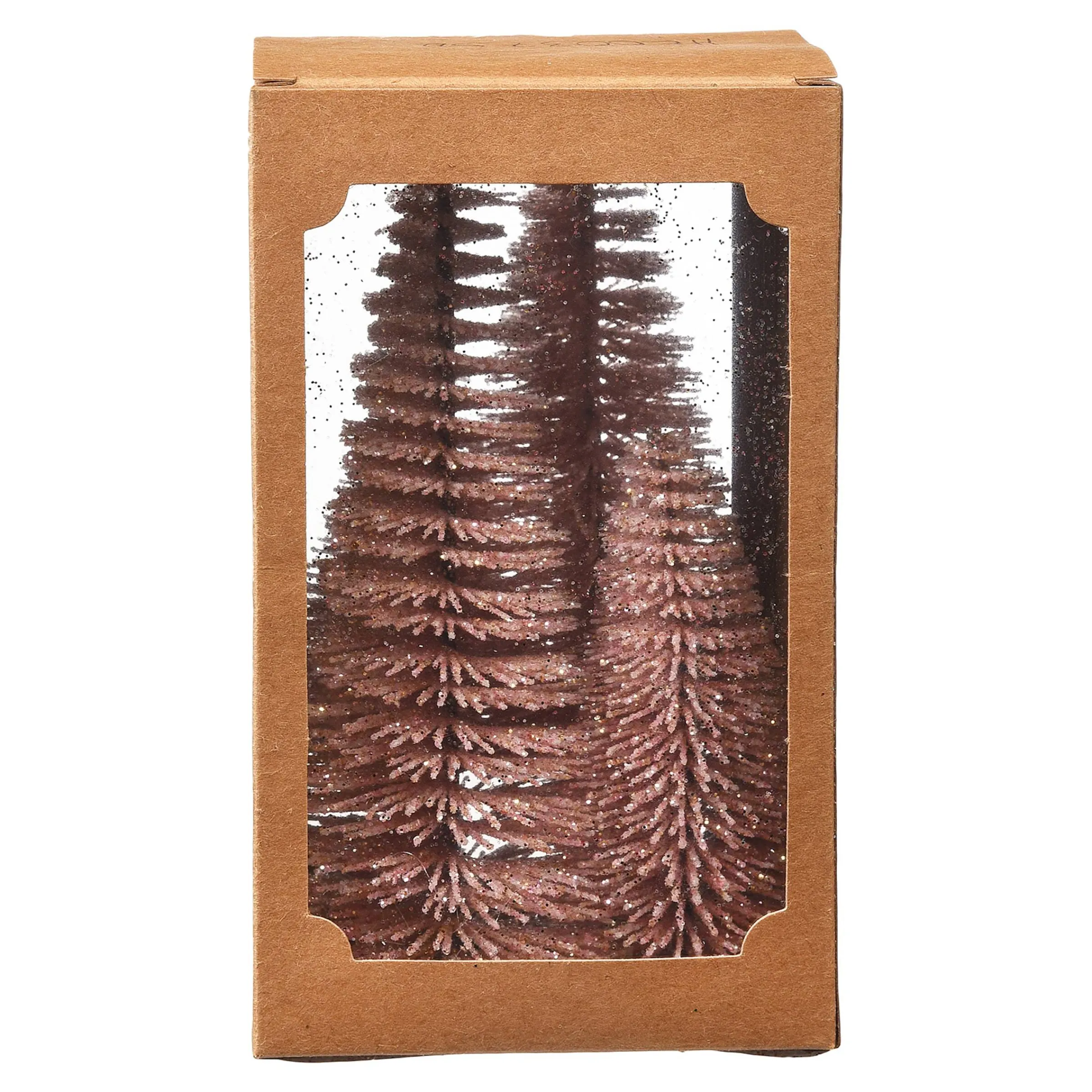 Depot Deko-Figuren & Objekte^Deko-Objekt-Set Glitzer-Baum