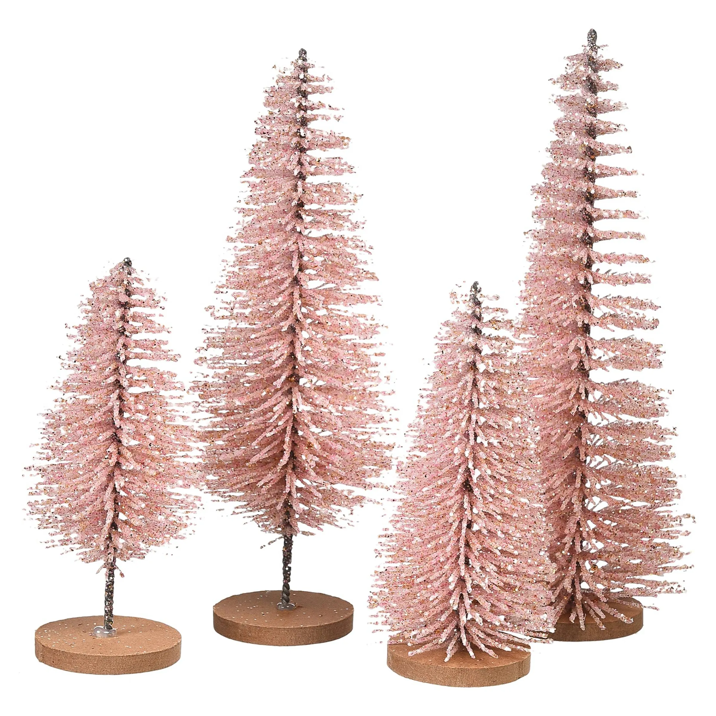 Depot Deko-Figuren & Objekte^Deko-Objekt-Set Glitzer-Baum
