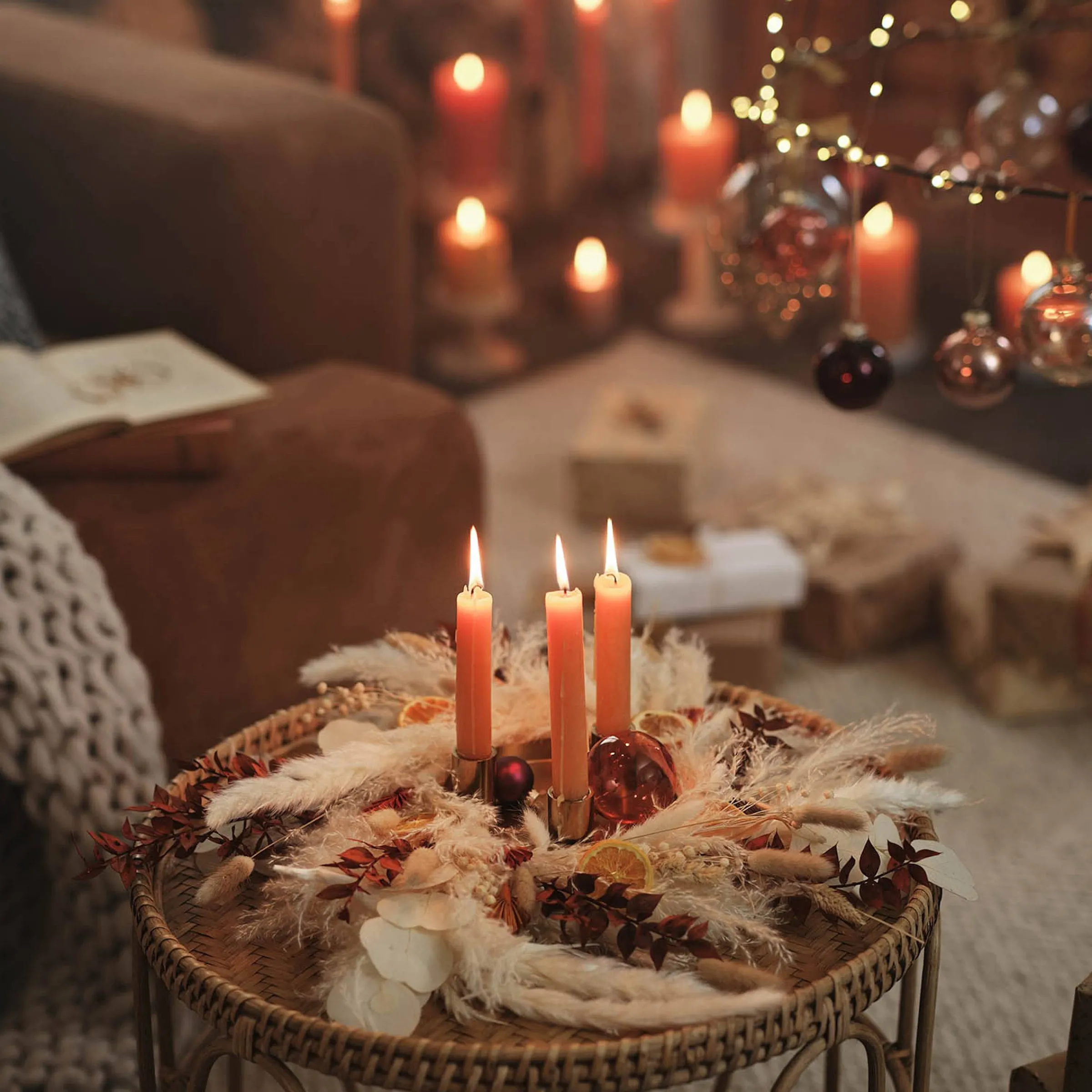 Depot Adventskranz-Deko^Deko-Orangenscheiben
