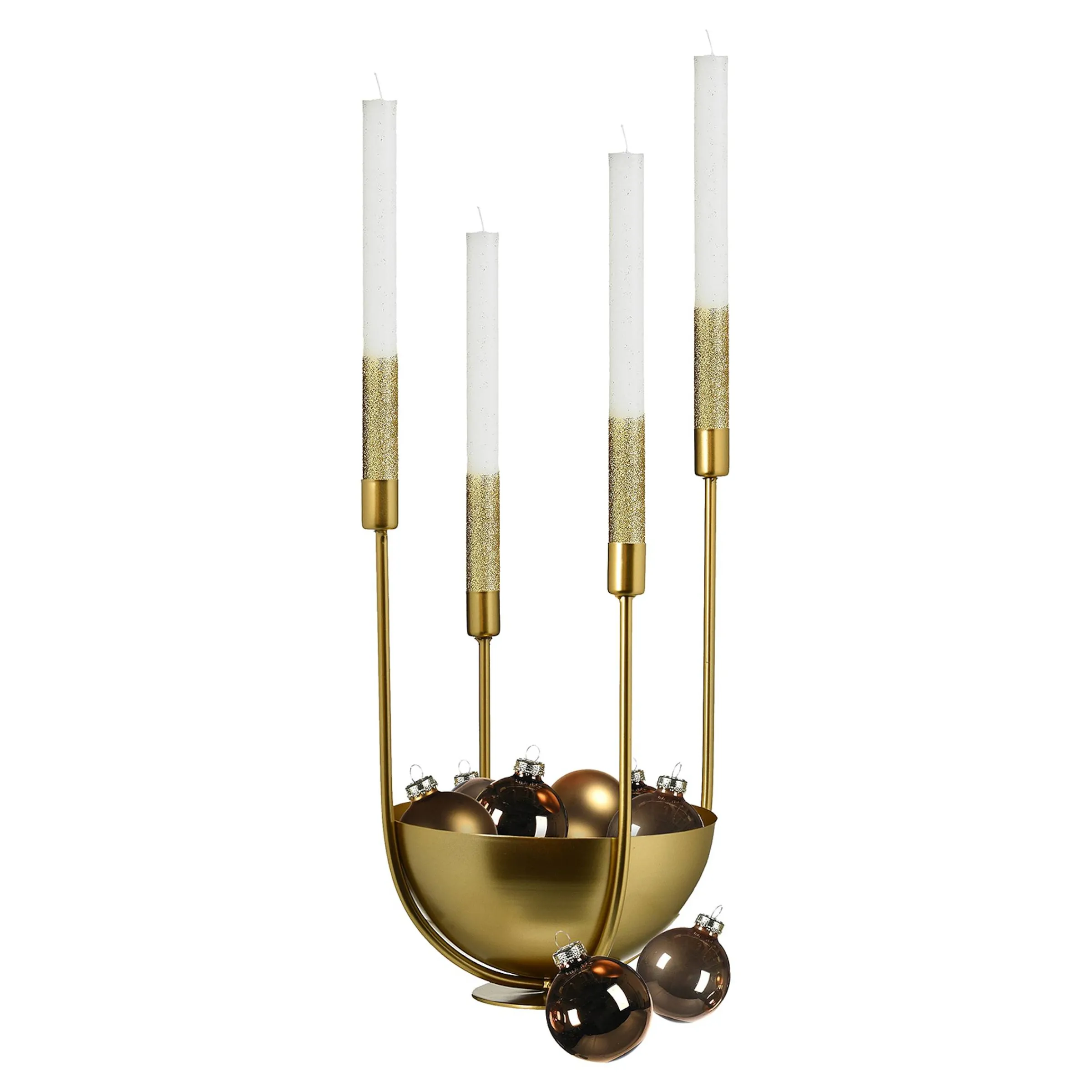 Depot Laternen & Kerzenhalter^Deko-Set Adventskranz Traditionell Bowl