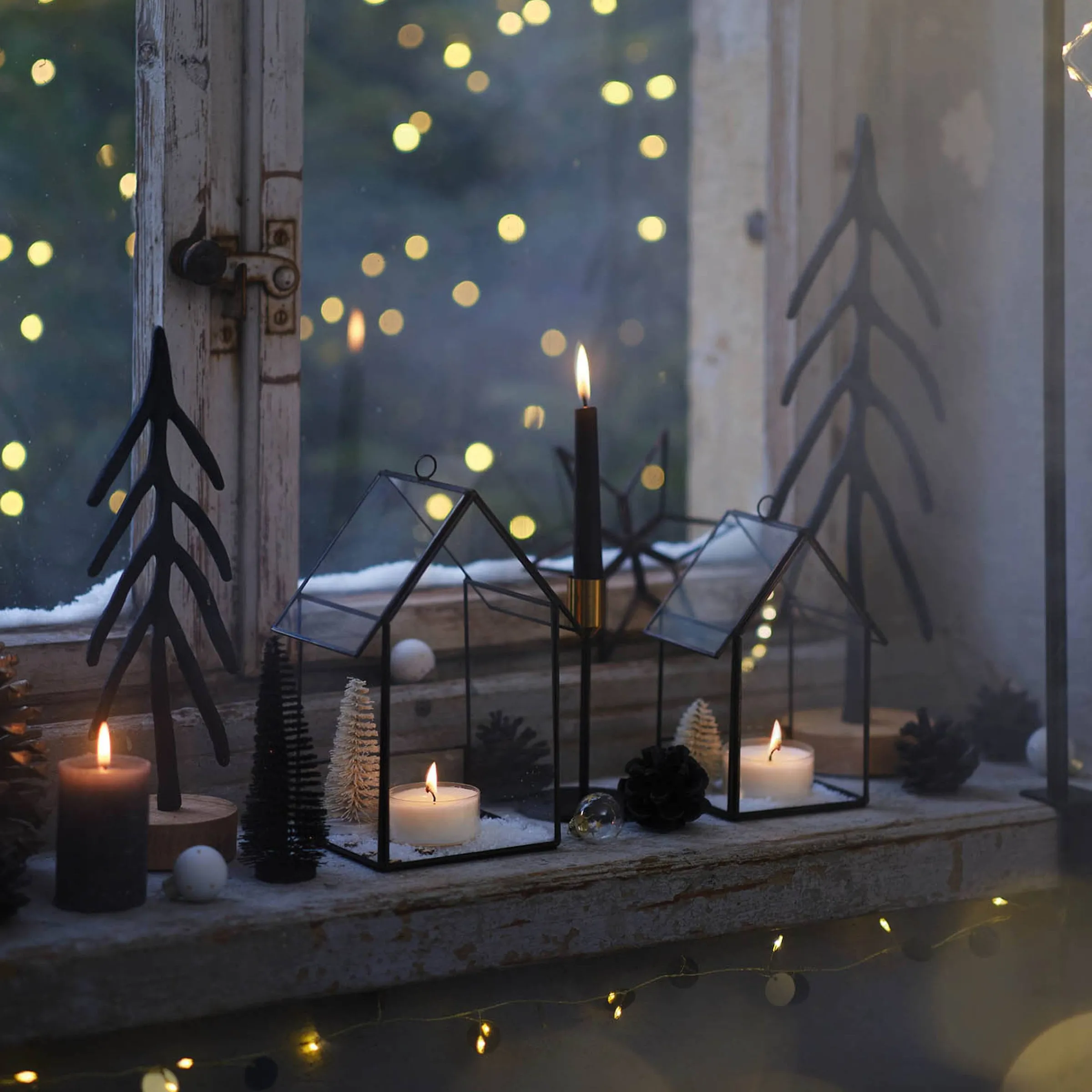 Depot Adventskranze & Zubehör^Deko-Tablett-Set Christmas Glam