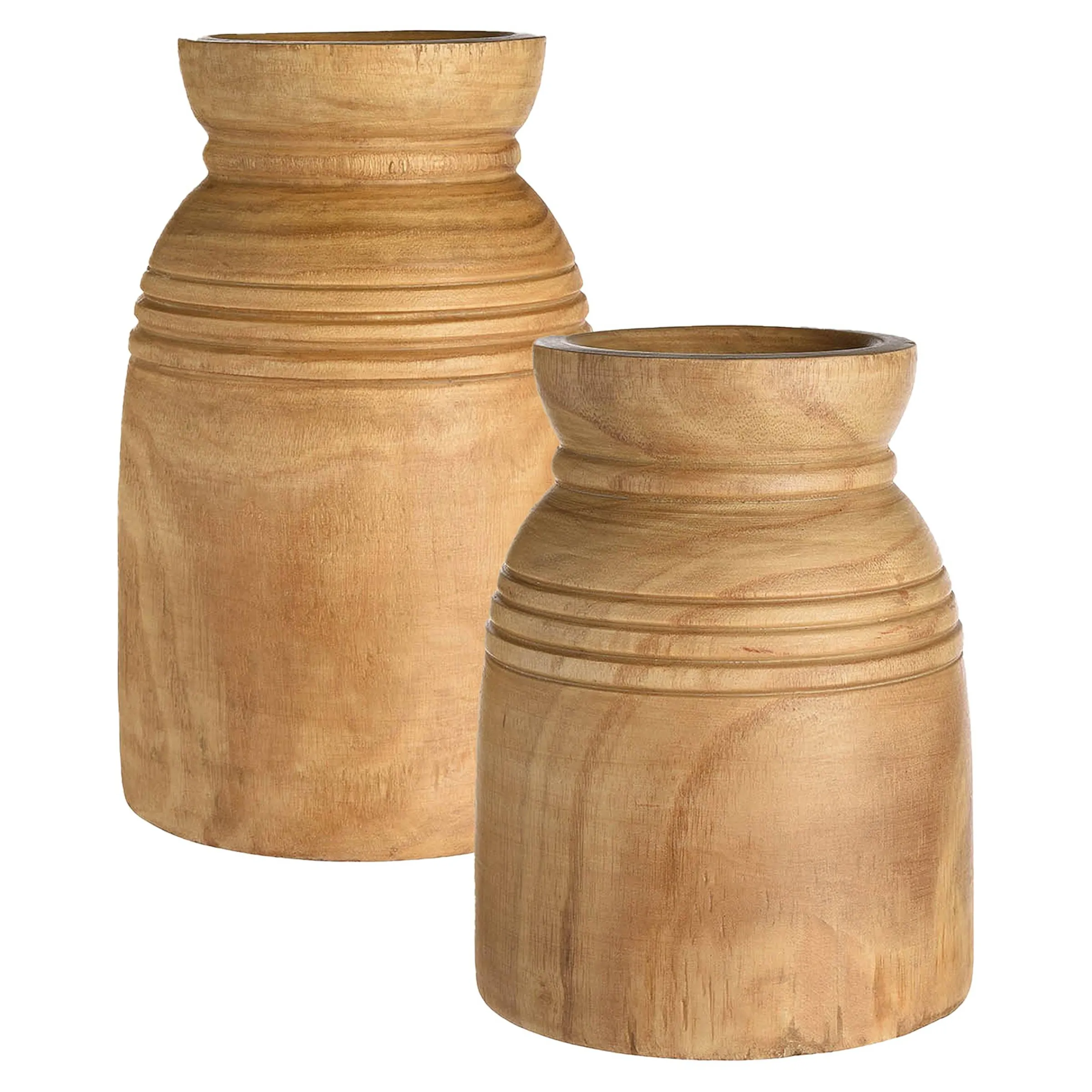 Depot Geschenkideen^Deko-Vasen-Set Rillen