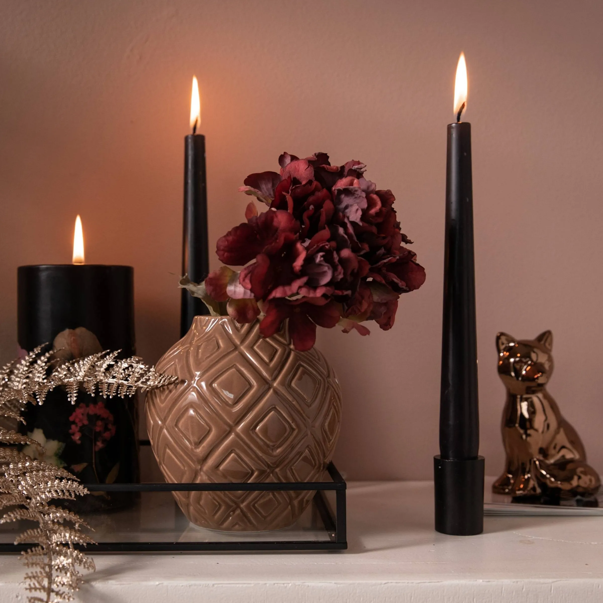 Depot Adventskranze & Zubehör^Deko-Weihnachtstablett Silver Glam