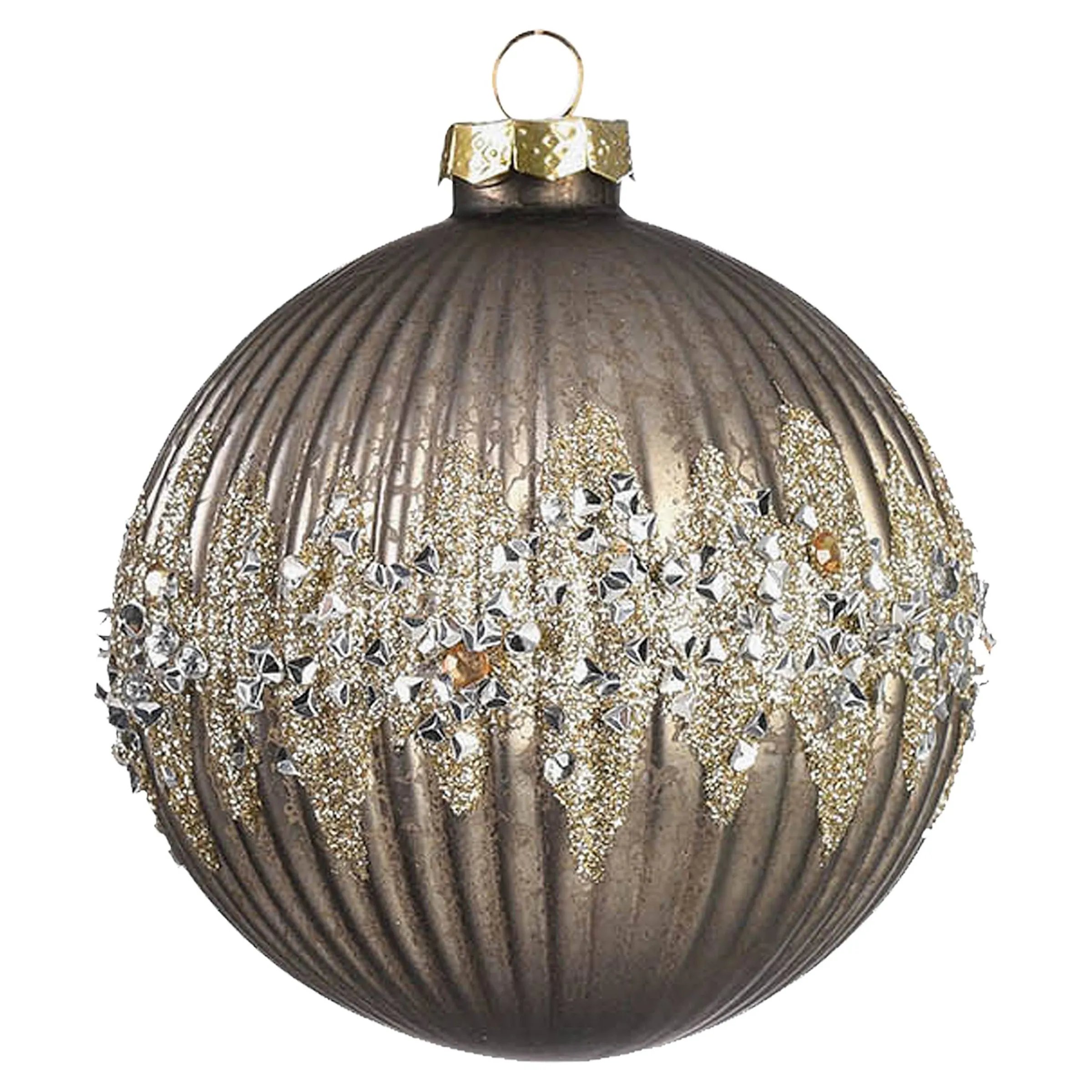 Depot Adventskranze & Zubehör^Deko-Weihnachtstablett Silver Glam