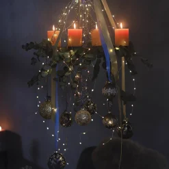 Depot Adventskranze & Zubehör^Deko-Weihnachtstablett Silver Glam
