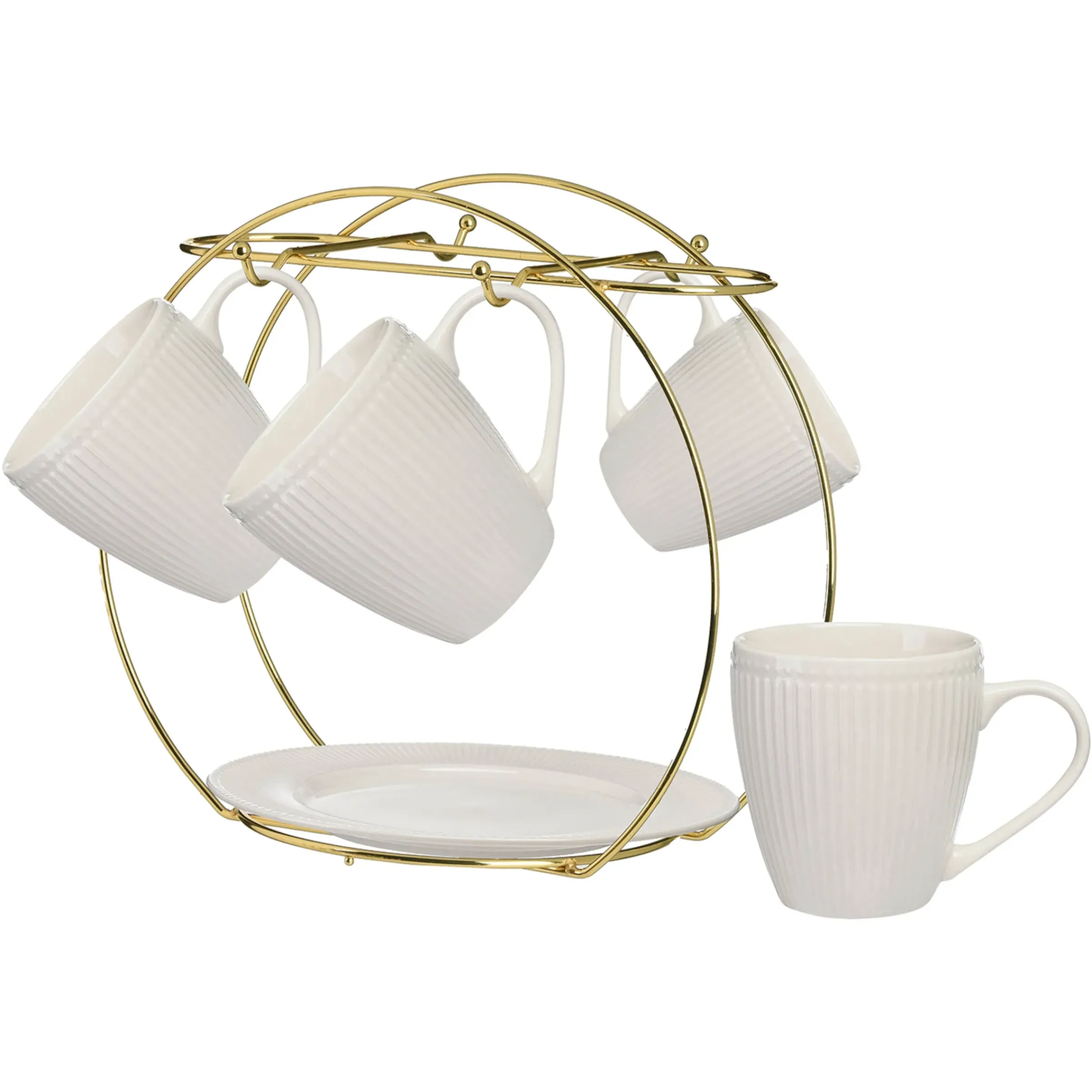 Depot Etagere- & Geschirr-Set Relief> Geschirr