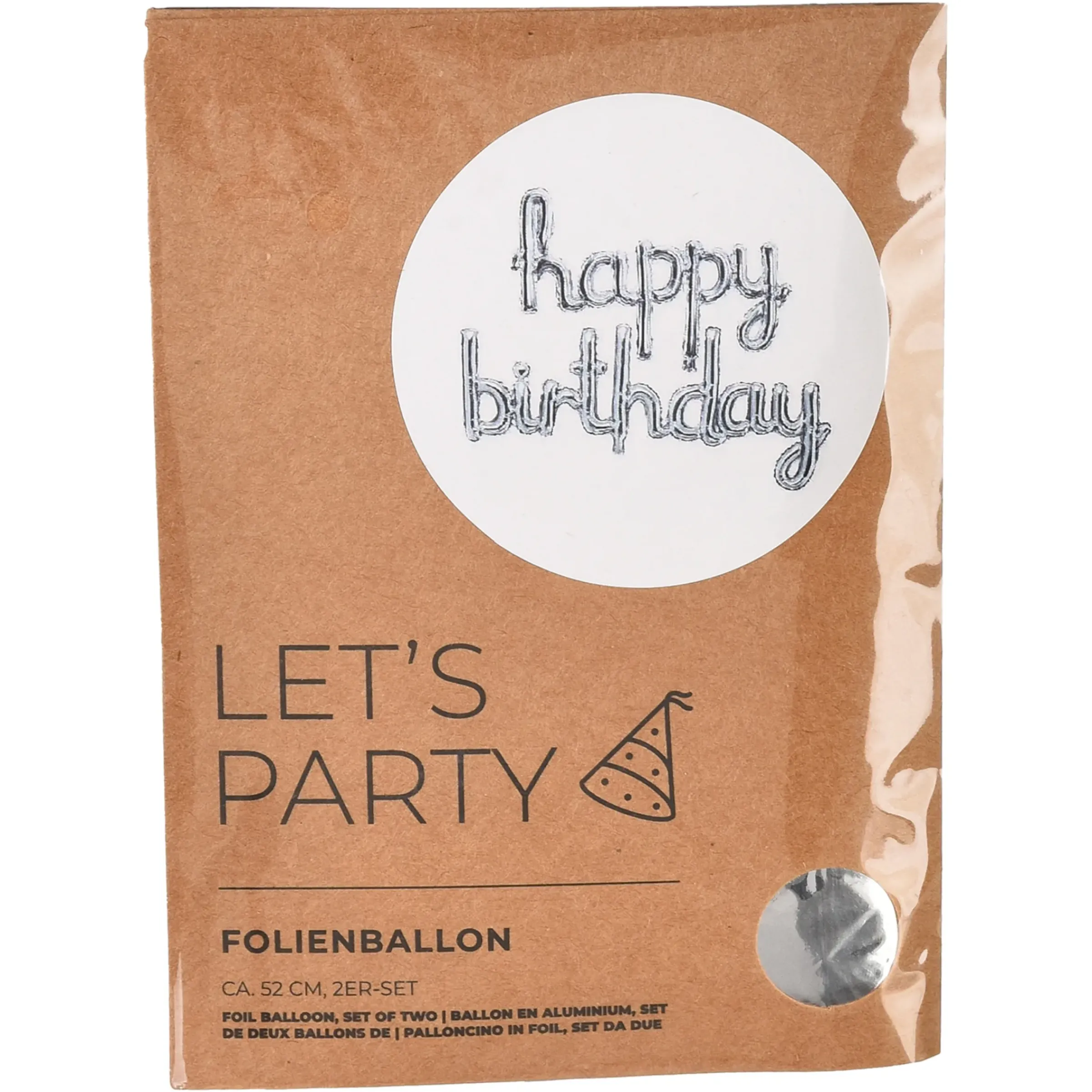 Depot Folienballon-Set Birthday> Luftballons