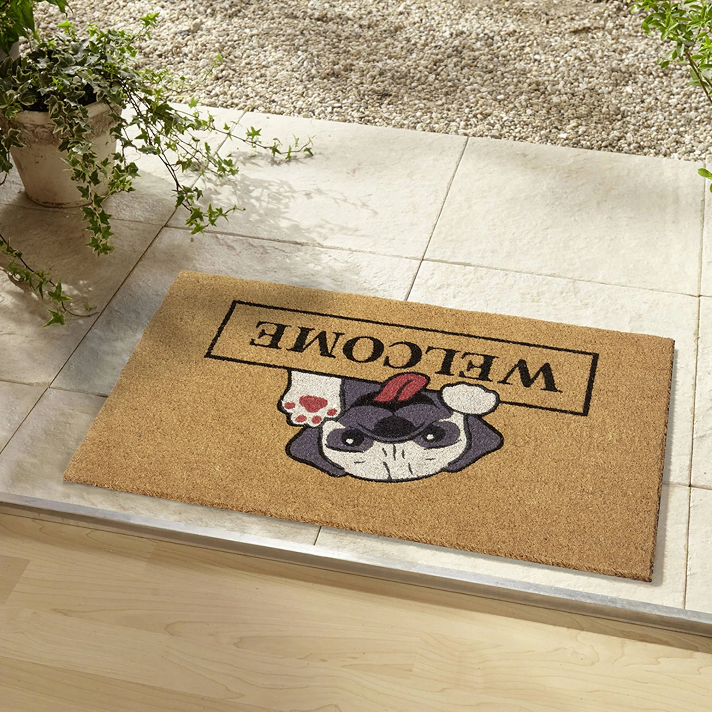 Depot Geschenkideen^Fusmatte Welcome Dog