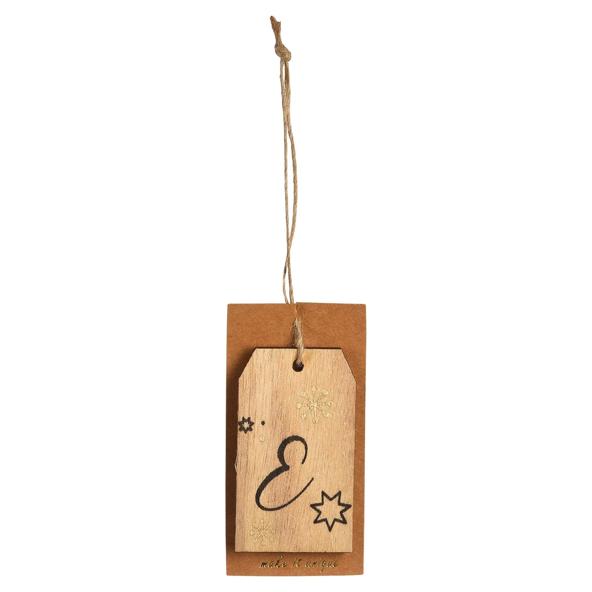 Depot Adventskranz-Deko^Geschenkanhänger Monogramm