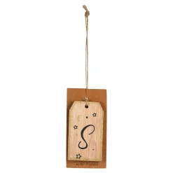 Depot Adventskranz-Deko^Geschenkanhänger Monogramm