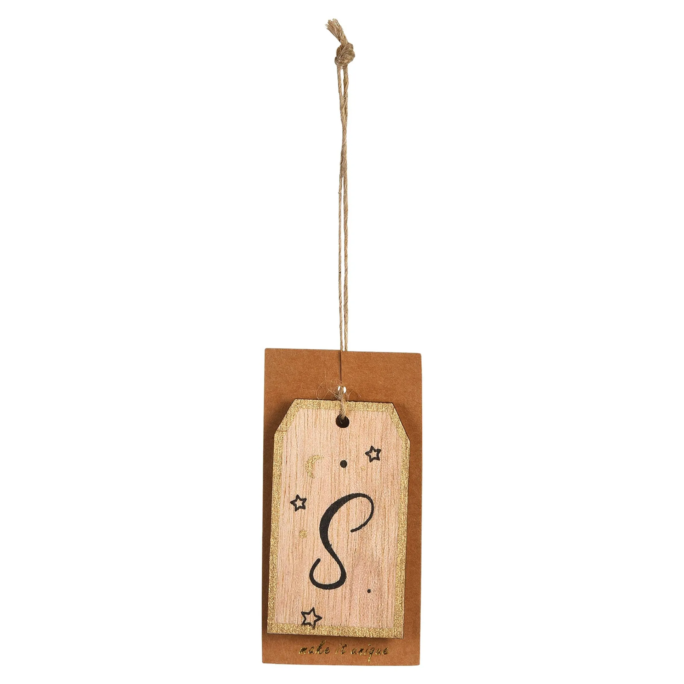 Depot Adventskranz-Deko^Geschenkanhänger Monogramm