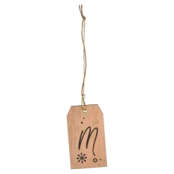 Depot Adventskranz-Deko^Geschenkanhänger Monogramm