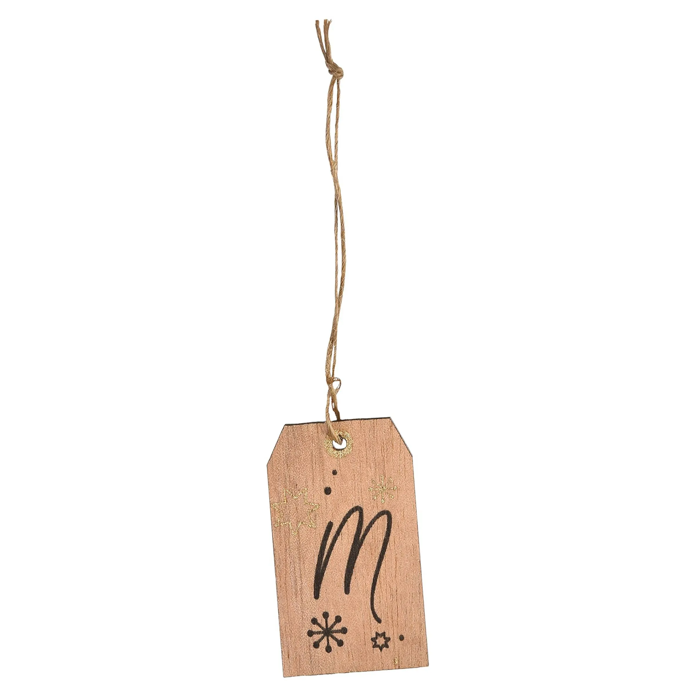 Depot Adventskranz-Deko^Geschenkanhänger Monogramm