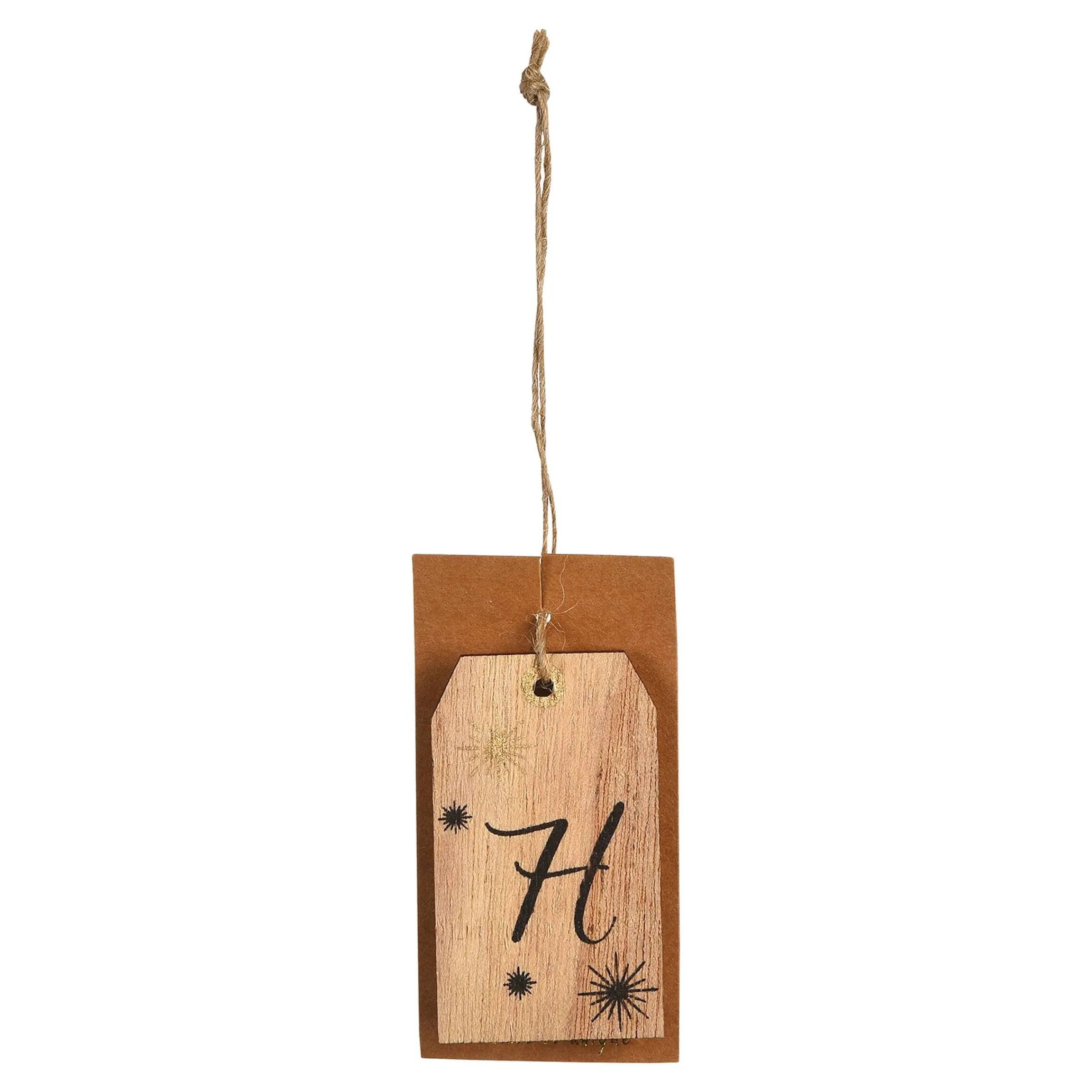 Depot Adventskranz-Deko^Geschenkanhänger Monogramm