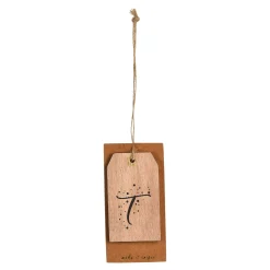 Depot Adventskranz-Deko^Geschenkanhänger Monogramm