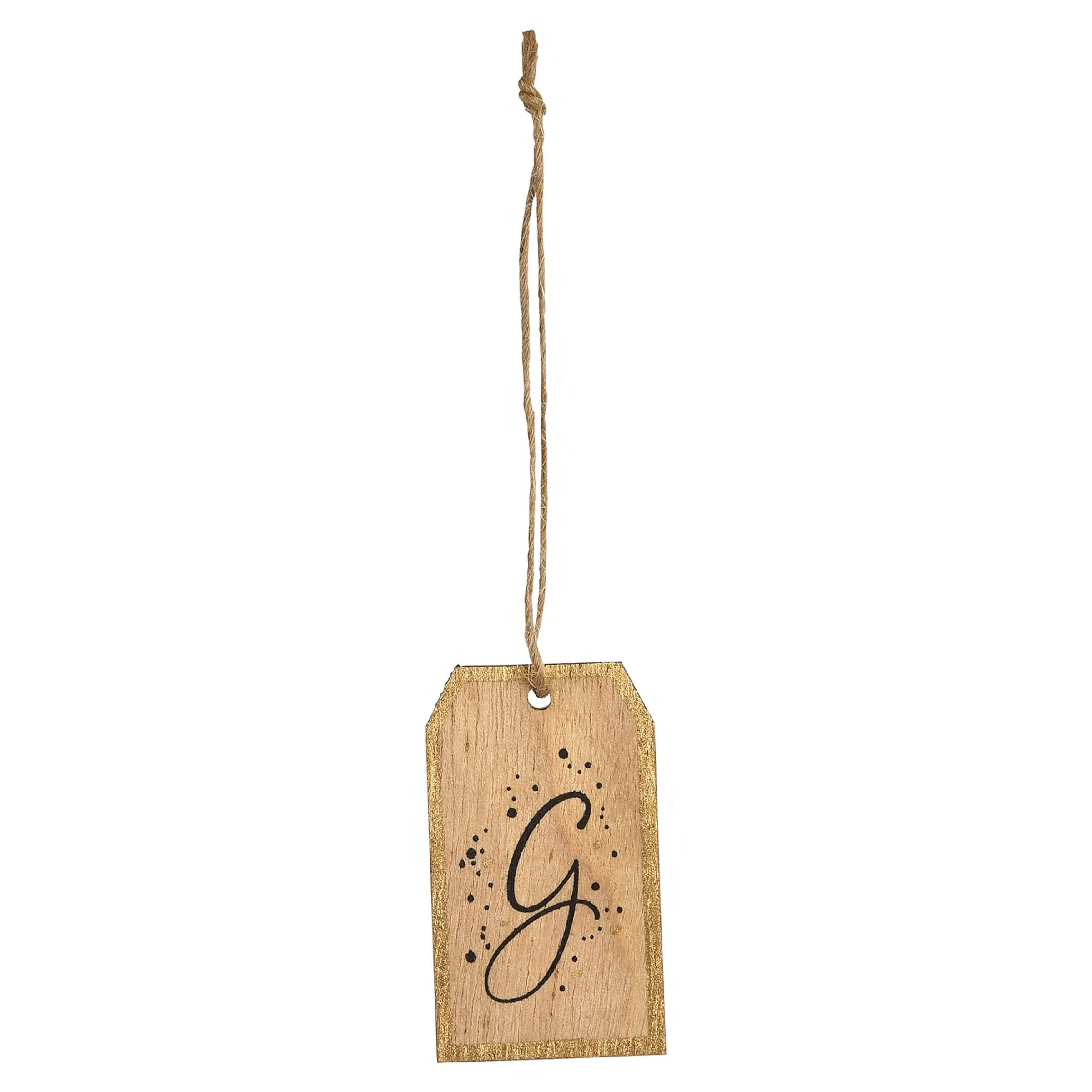 Depot Adventskranz-Deko^Geschenkanhänger Monogramm