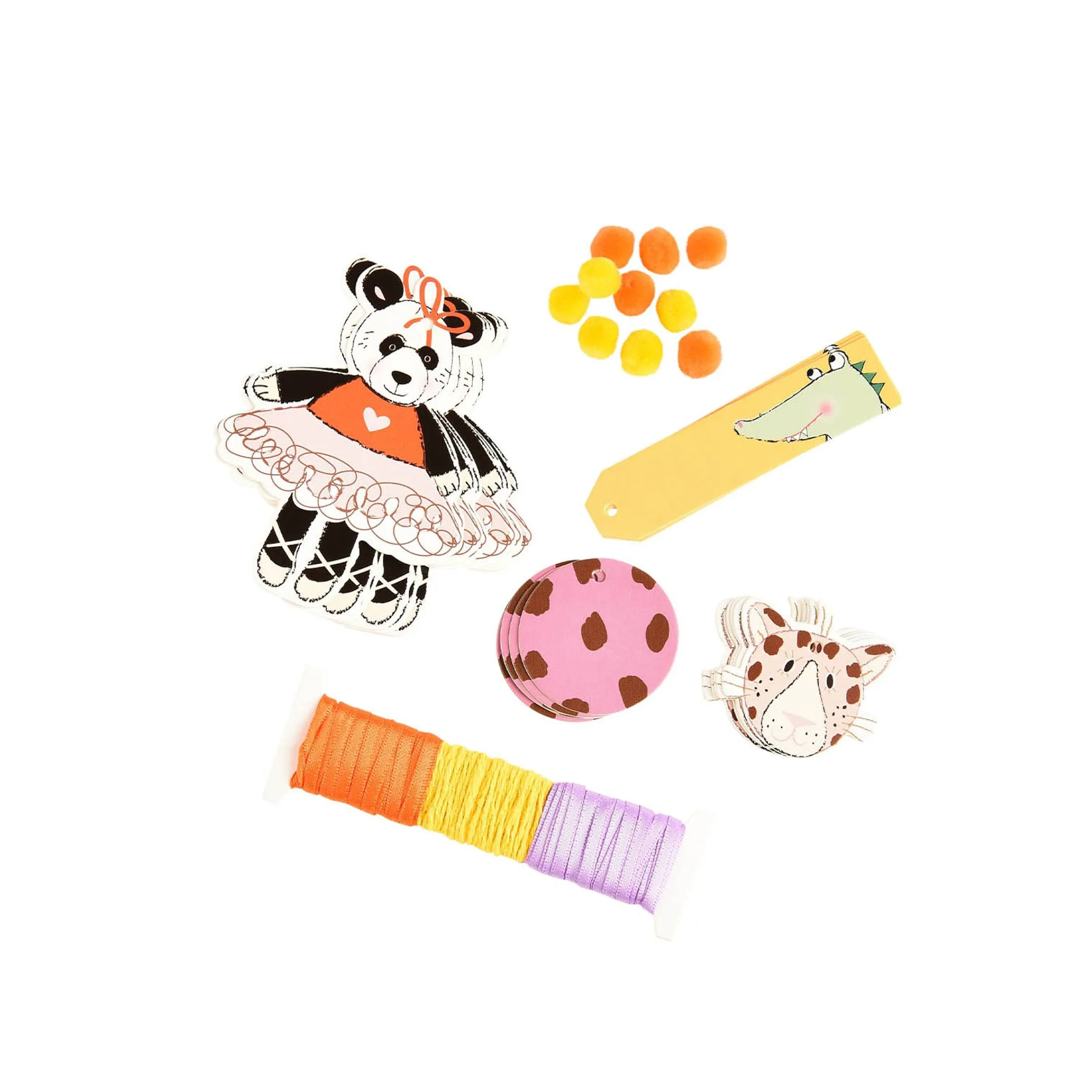 Depot Geschenkideen^Geschenkverpackungs-Set Girl