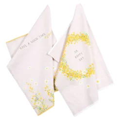 Depot Geschenkideen^Geschirrtuch-Set Mimosa