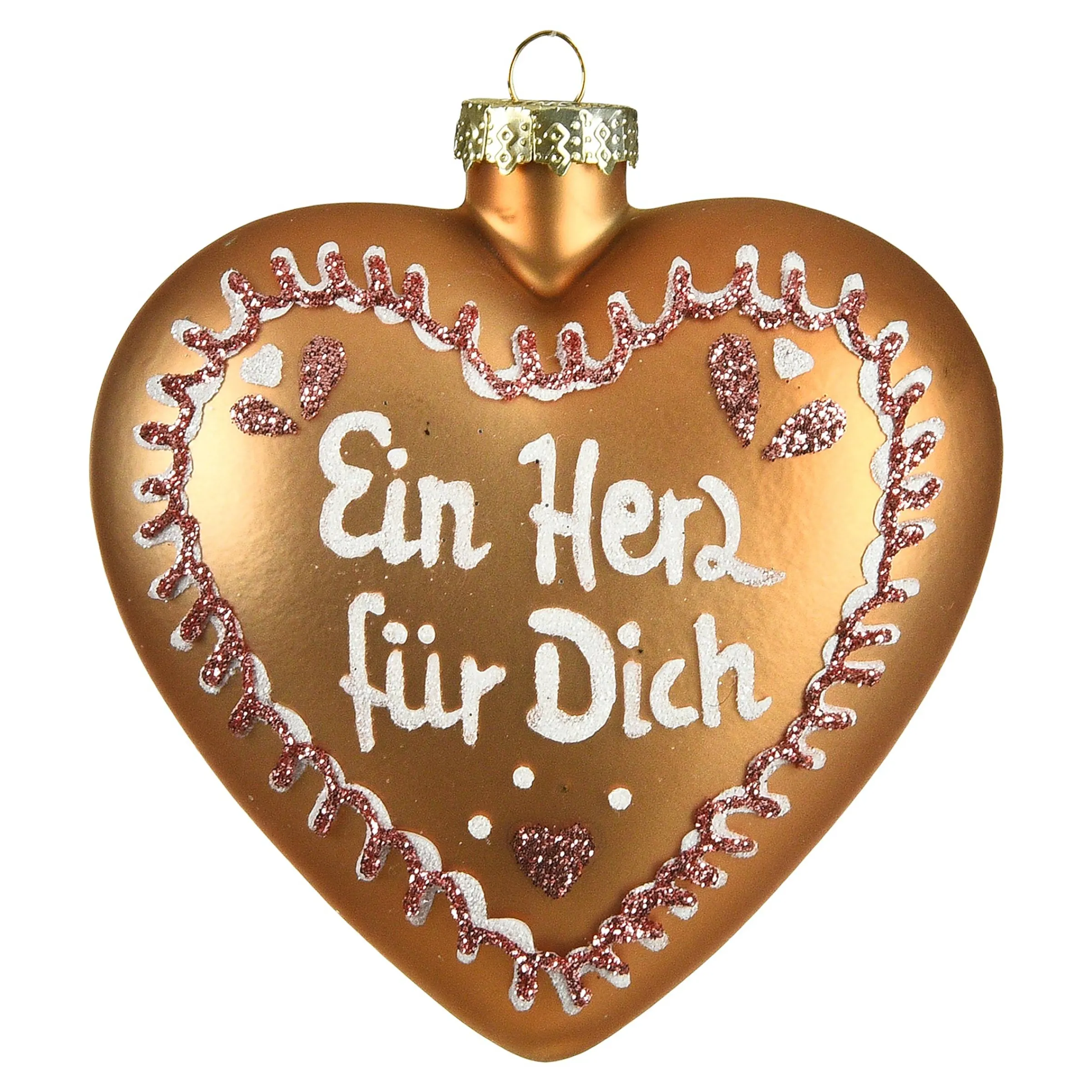 Depot Figuren & Formen^Glas-Baumschmuck LebKüchenherz