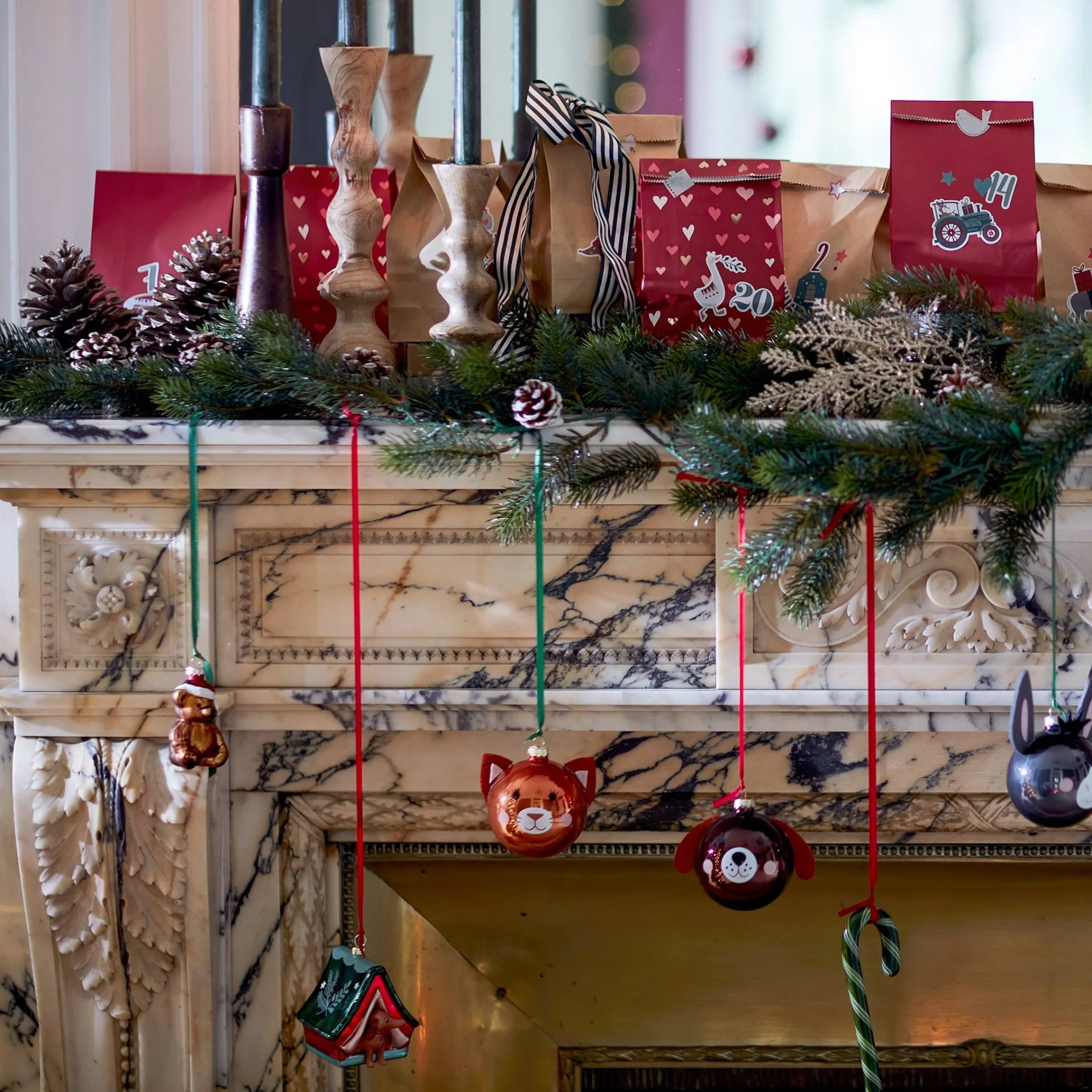 Depot Kugeln & Baumspitzen^Glas-Baumschmuck Teddy