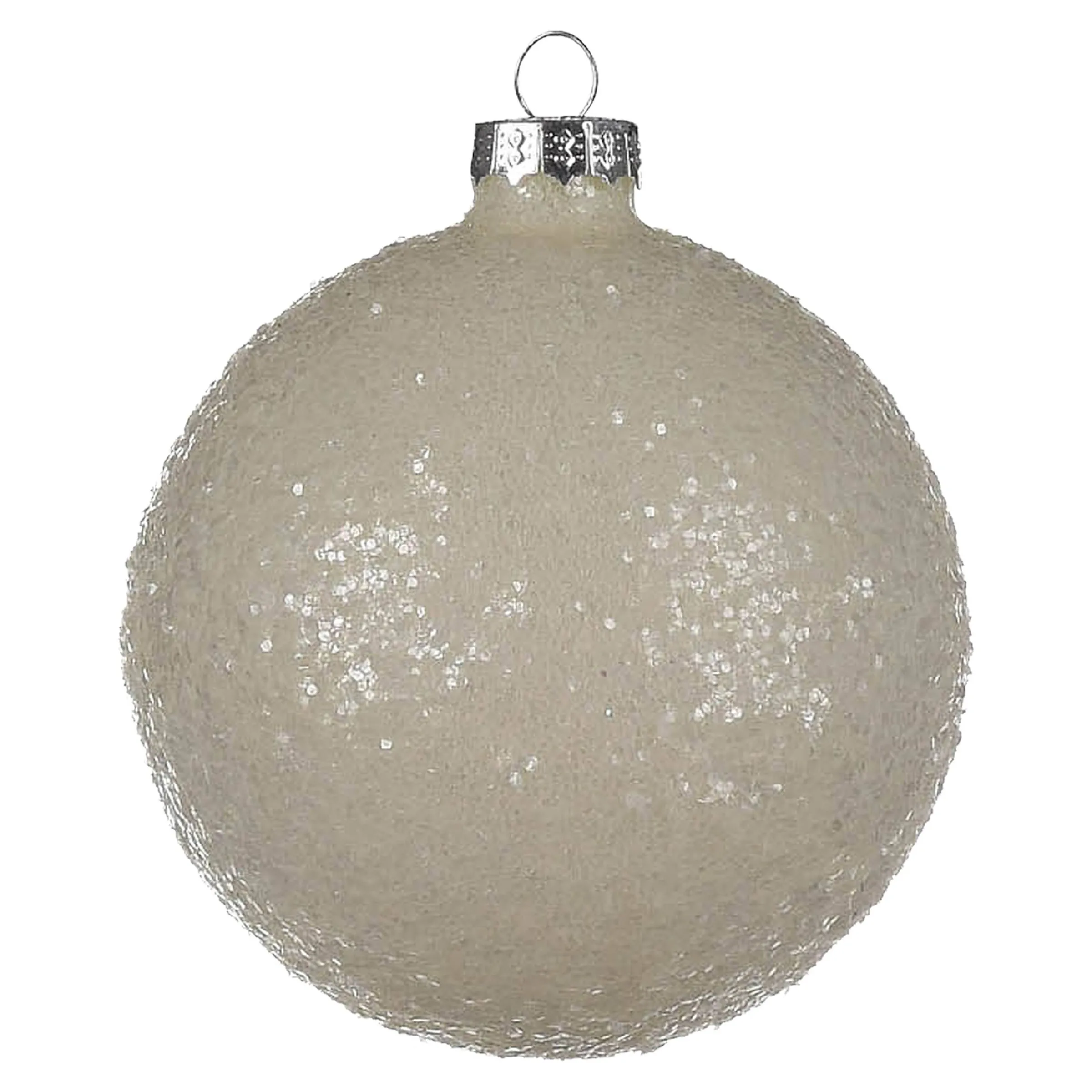 Depot Kugeln & Baumspitzen^Glas-Weihnachtskugel Glimmer