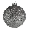 Depot Kugeln & Baumspitzen^Glas-Weihnachtskugel Glittergranulat