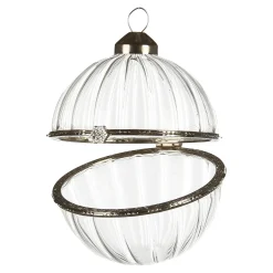 Depot Kugeln & Baumspitzen^Glas-Weihnachtskugel Medaillon