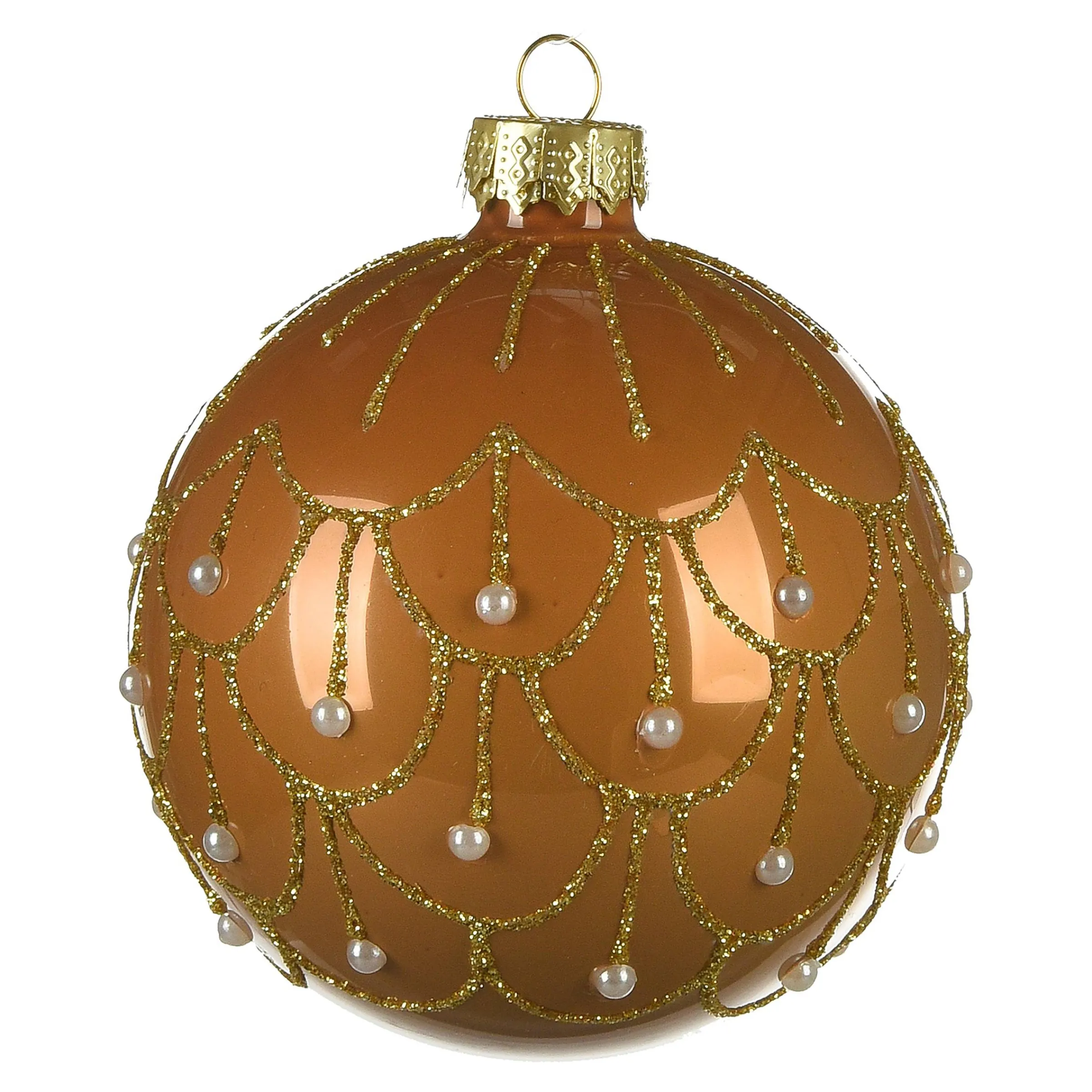 Depot Kugeln & Baumspitzen^Glas-Weihnachtskugel Vintage Glam