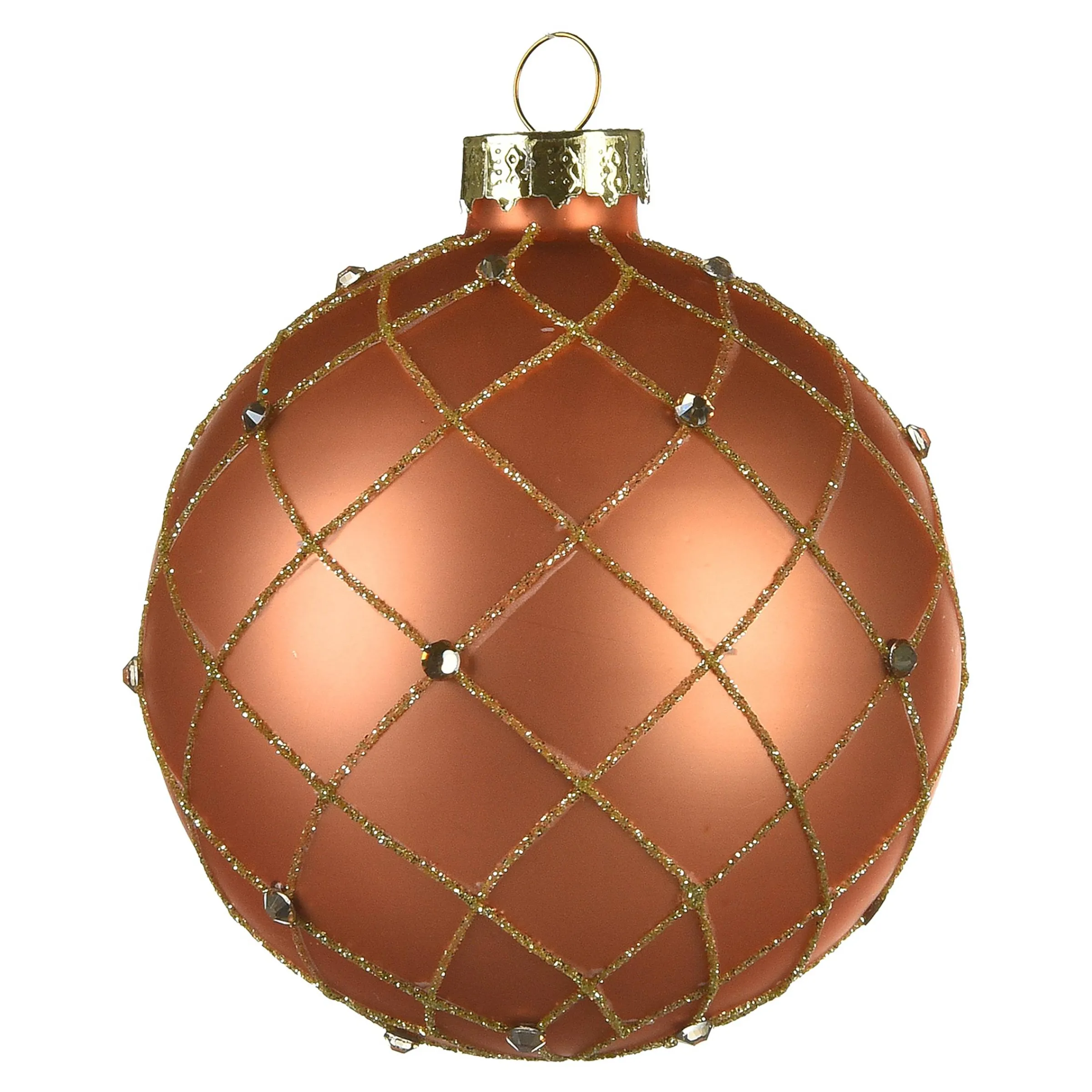 Depot Kugeln & Baumspitzen^Glas-Weihnachtskugel Vintage Glam