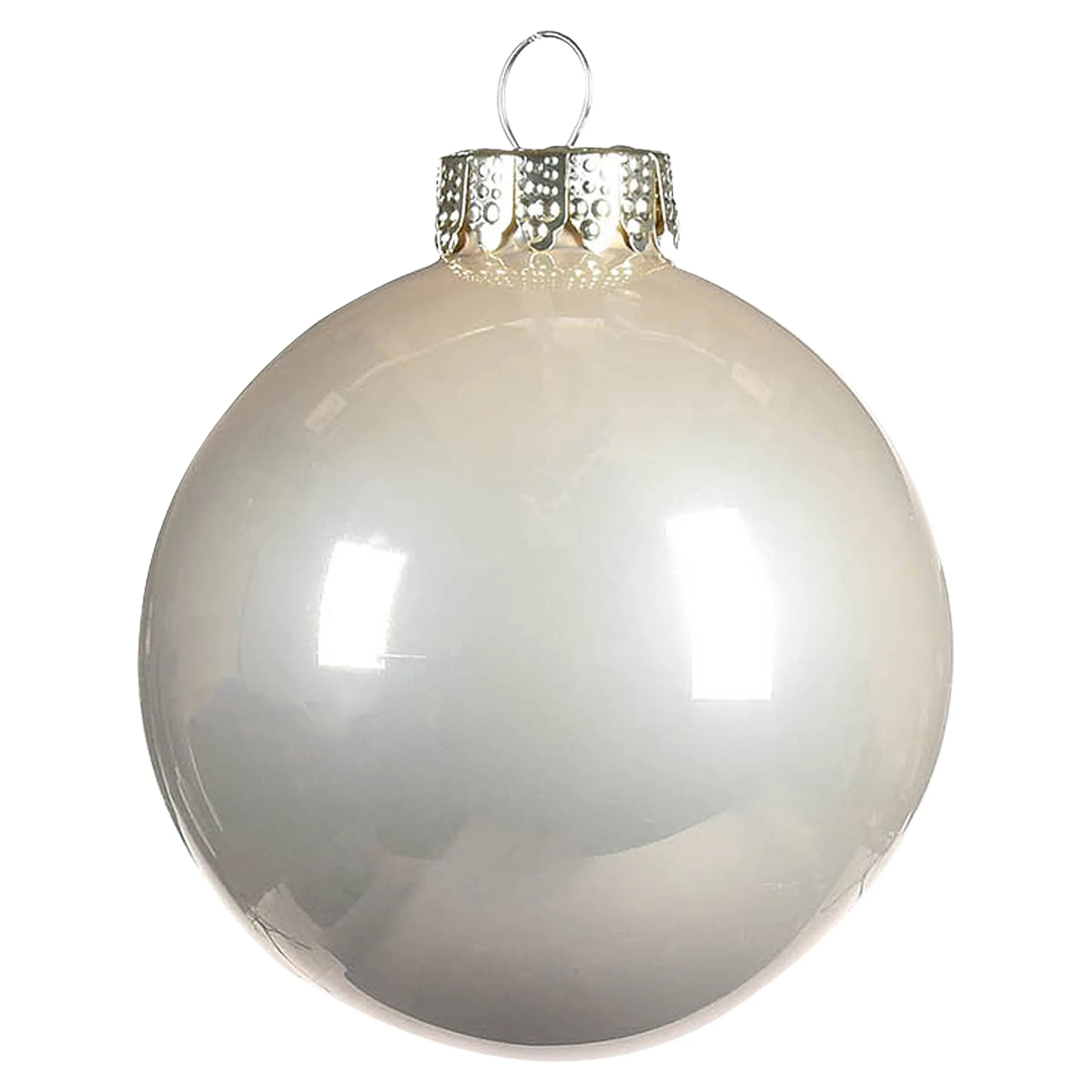 Depot Kugeln & Baumspitzen^Glas-Weihnachtskugeln Opal