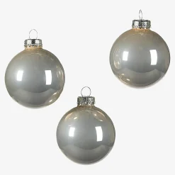 Depot Kugeln & Baumspitzen^Glas-Weihnachtskugeln Opal