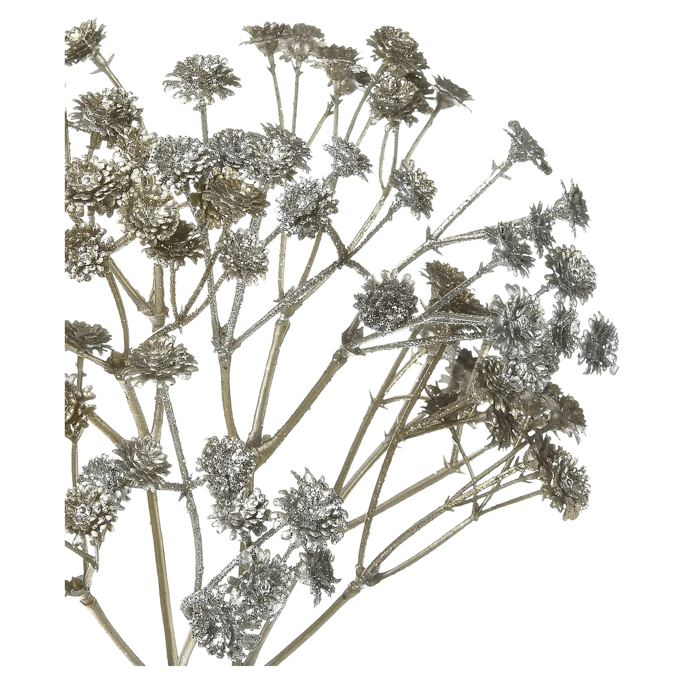 Depot Blumen^Glitzer-Kunstblume Gipskraut