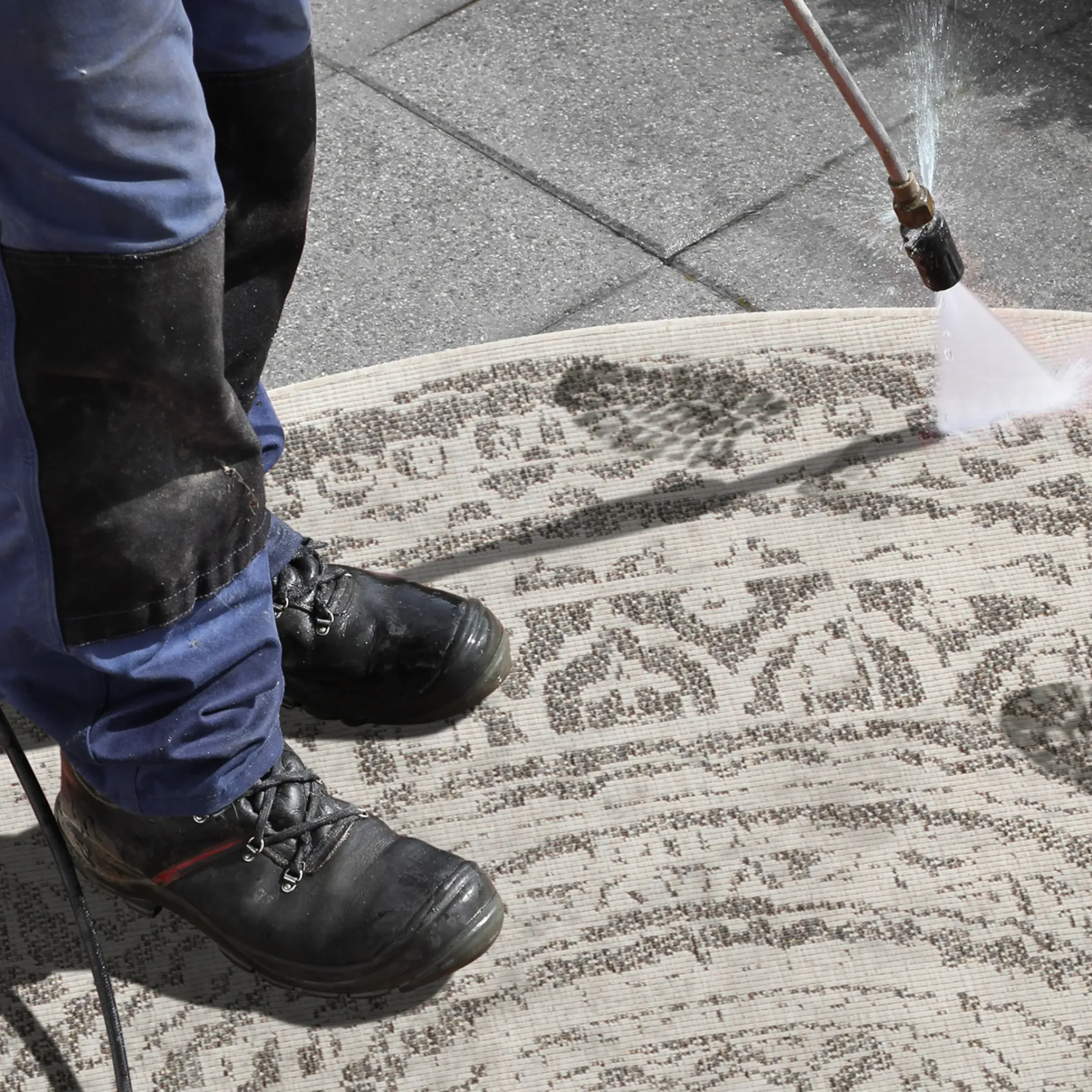 Depot In- & Outdoor-Teppich Almi, Wendbar> Runde Teppiche