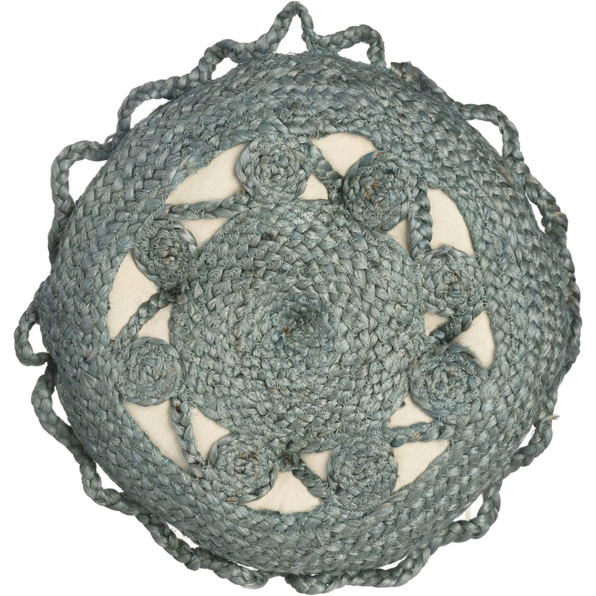 Depot Jute-Kissen Flower> Kissen