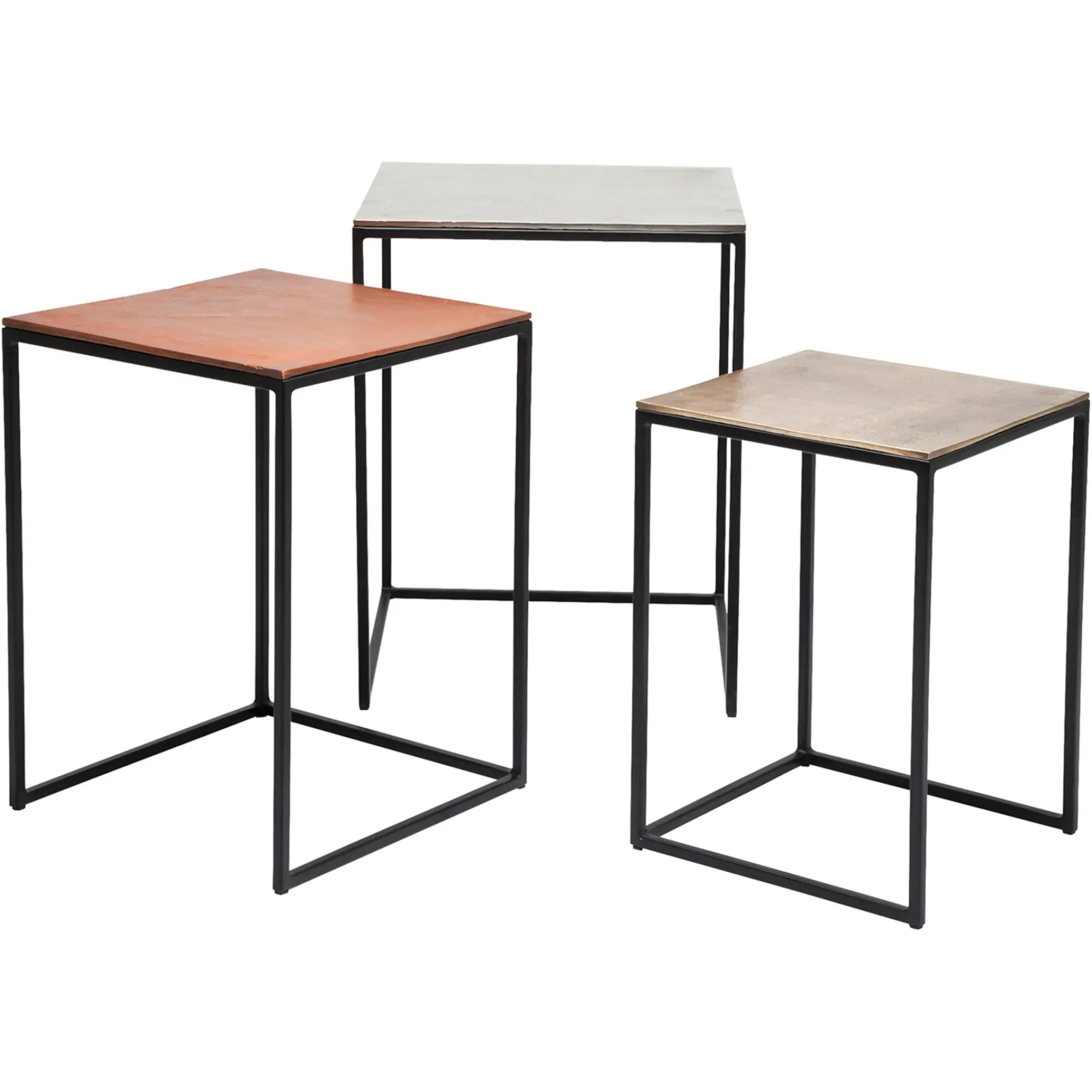 Depot Kare Beistelltisch-Set Loft> Beistelltische & Couchtische