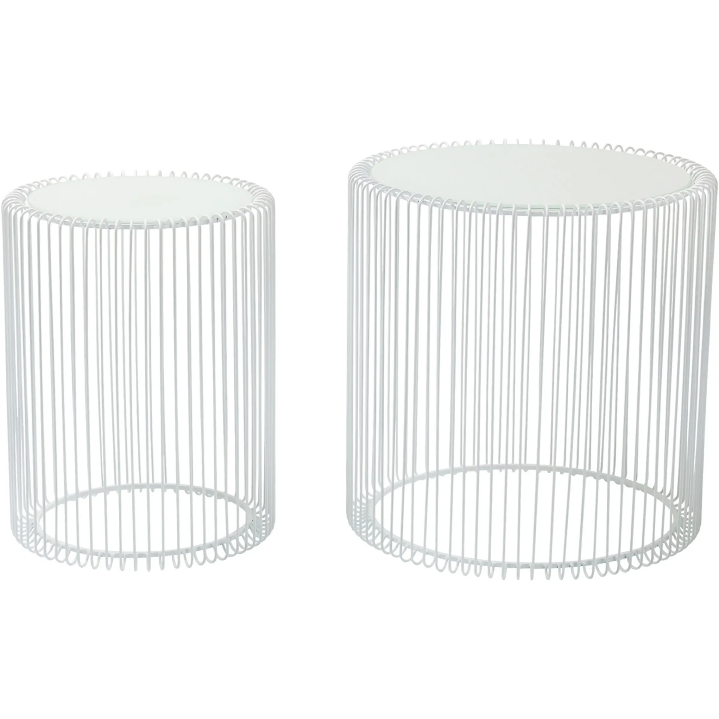 Depot Kare Beistelltisch-Set Wire> Beistelltische & Couchtische
