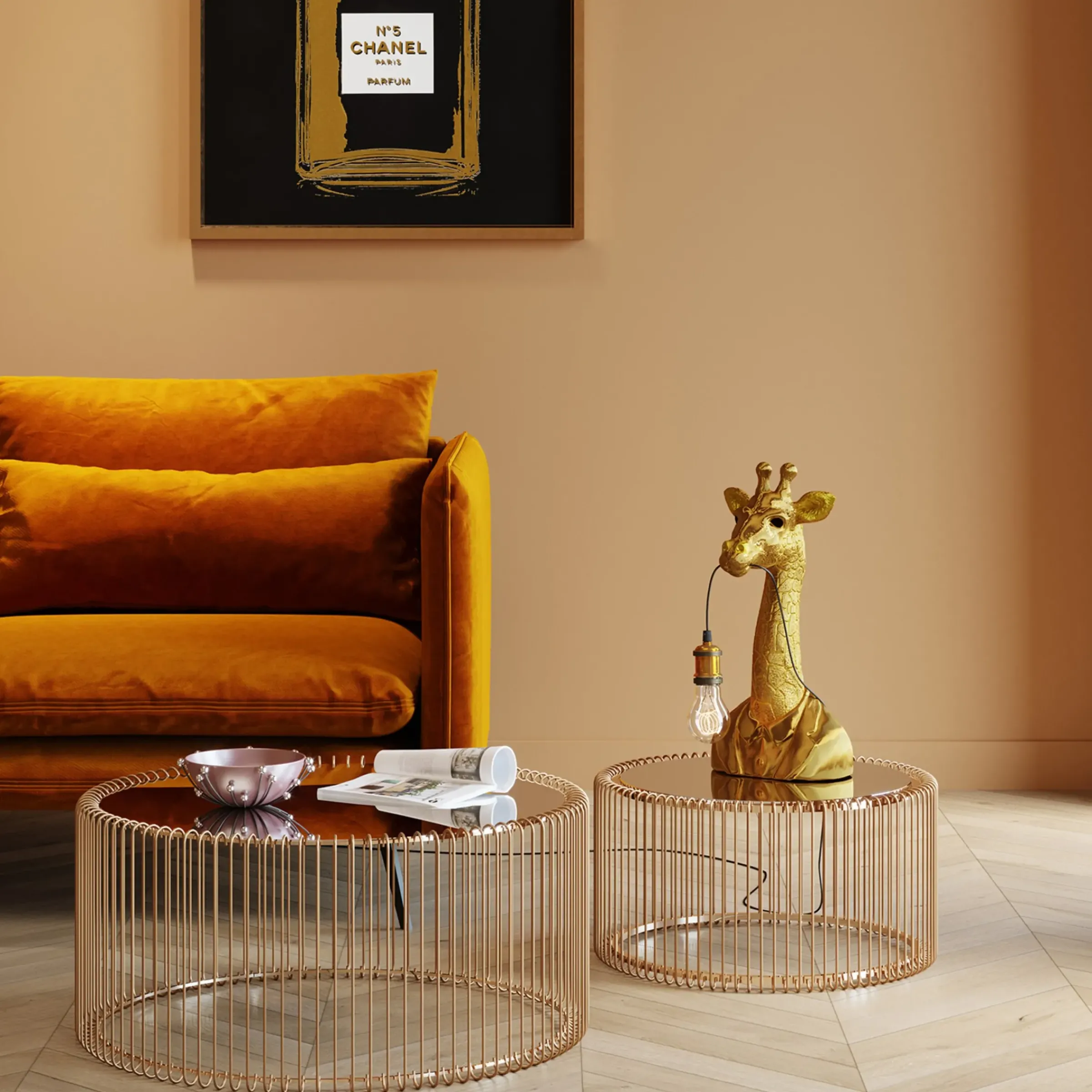 Depot Kare Couchtisch-Set Wire> Beistelltische & Couchtische