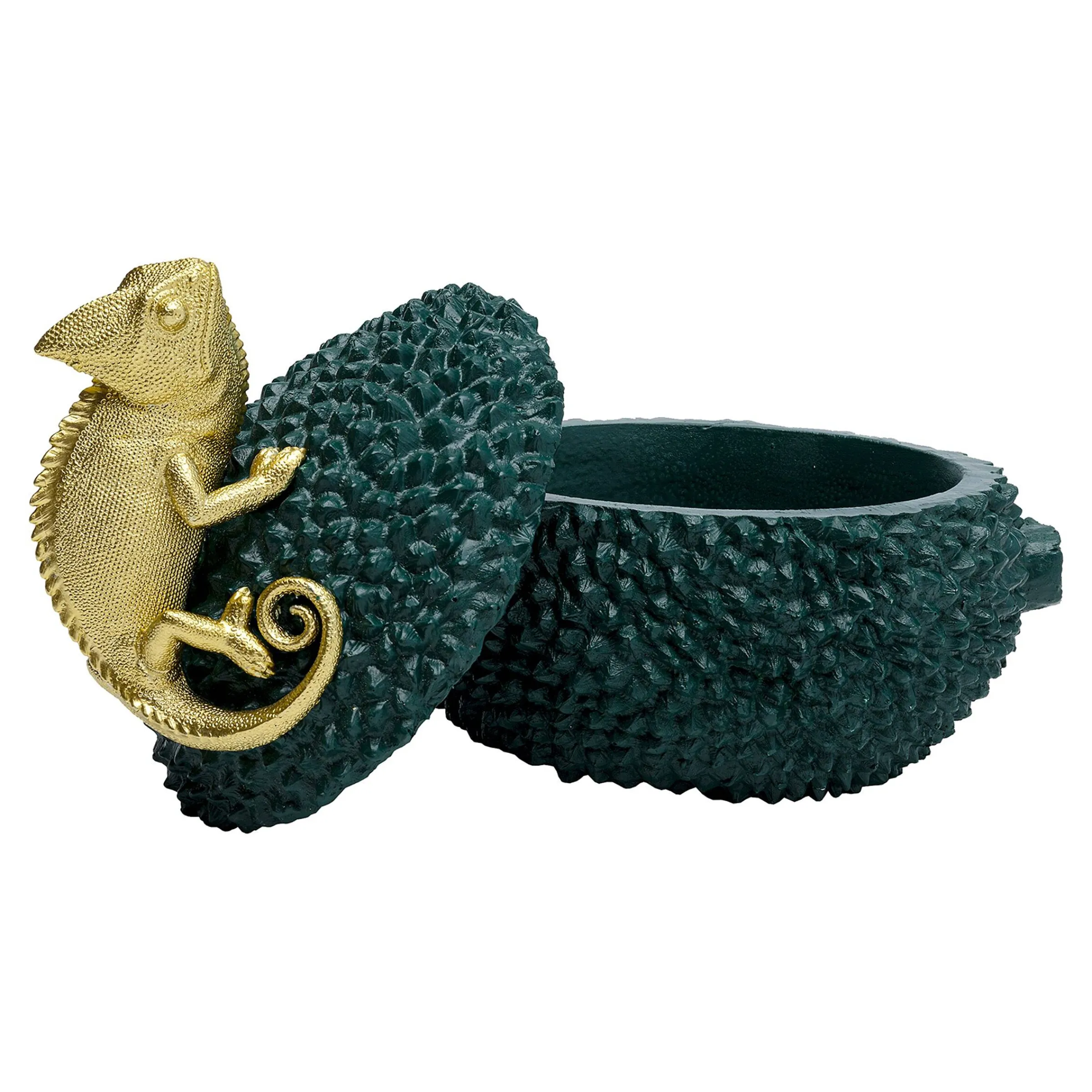 Depot Geschenkideen^Kare Deko-Dose Chamaleon