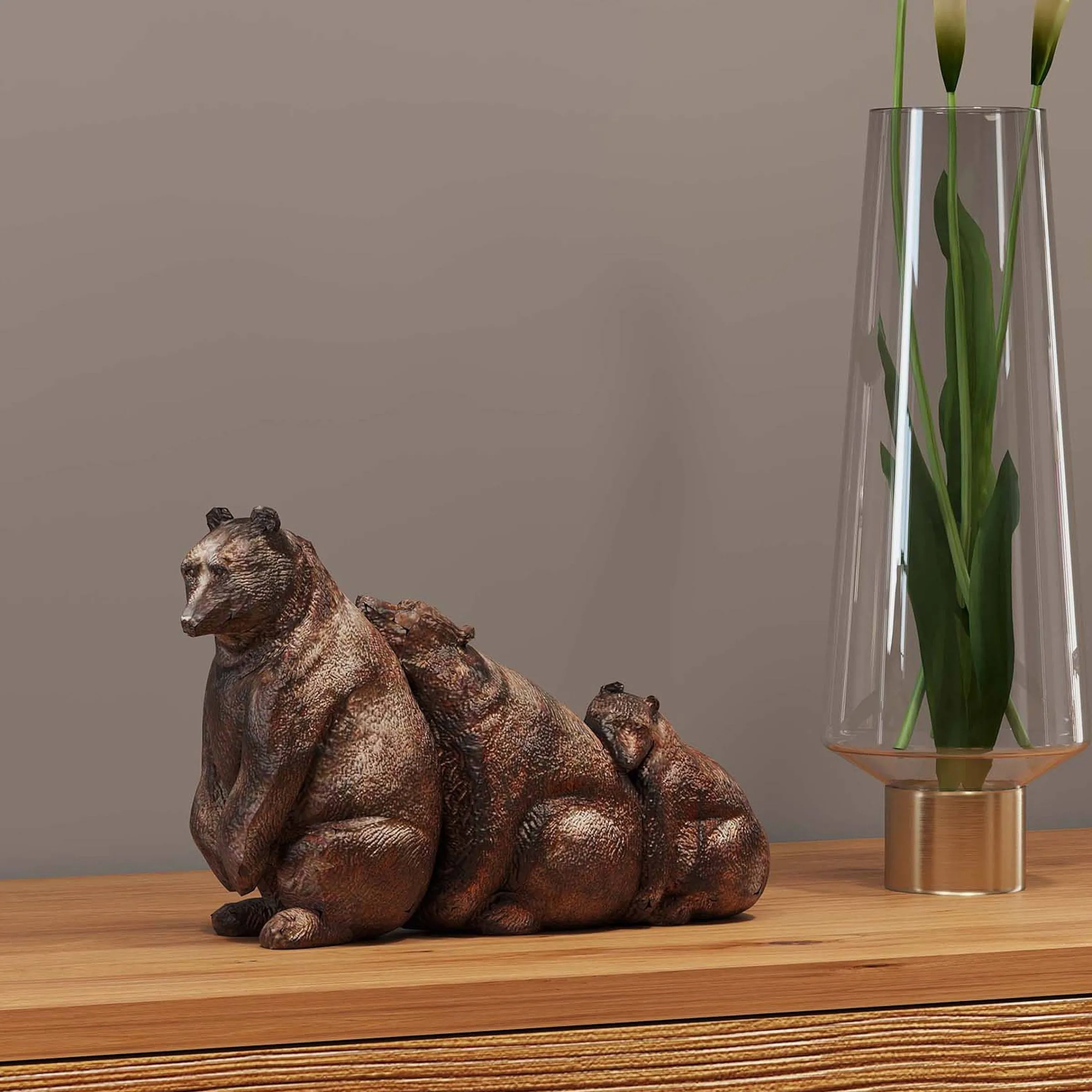 Depot Geschenkideen^Kare Deko-Figur Bear Family