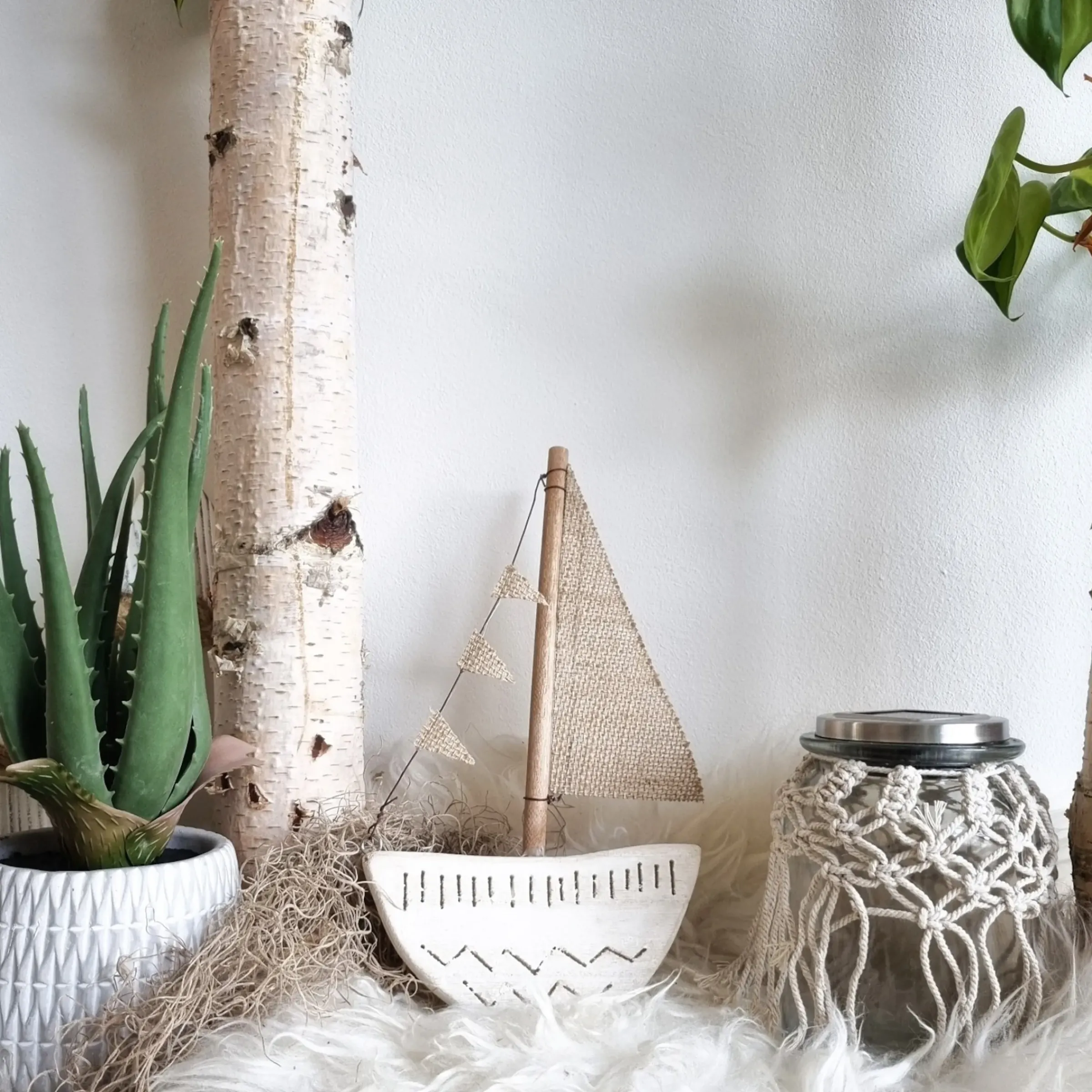 Depot Kare Kunstpflanze Aloe Im Topf> Kunstpflanzen