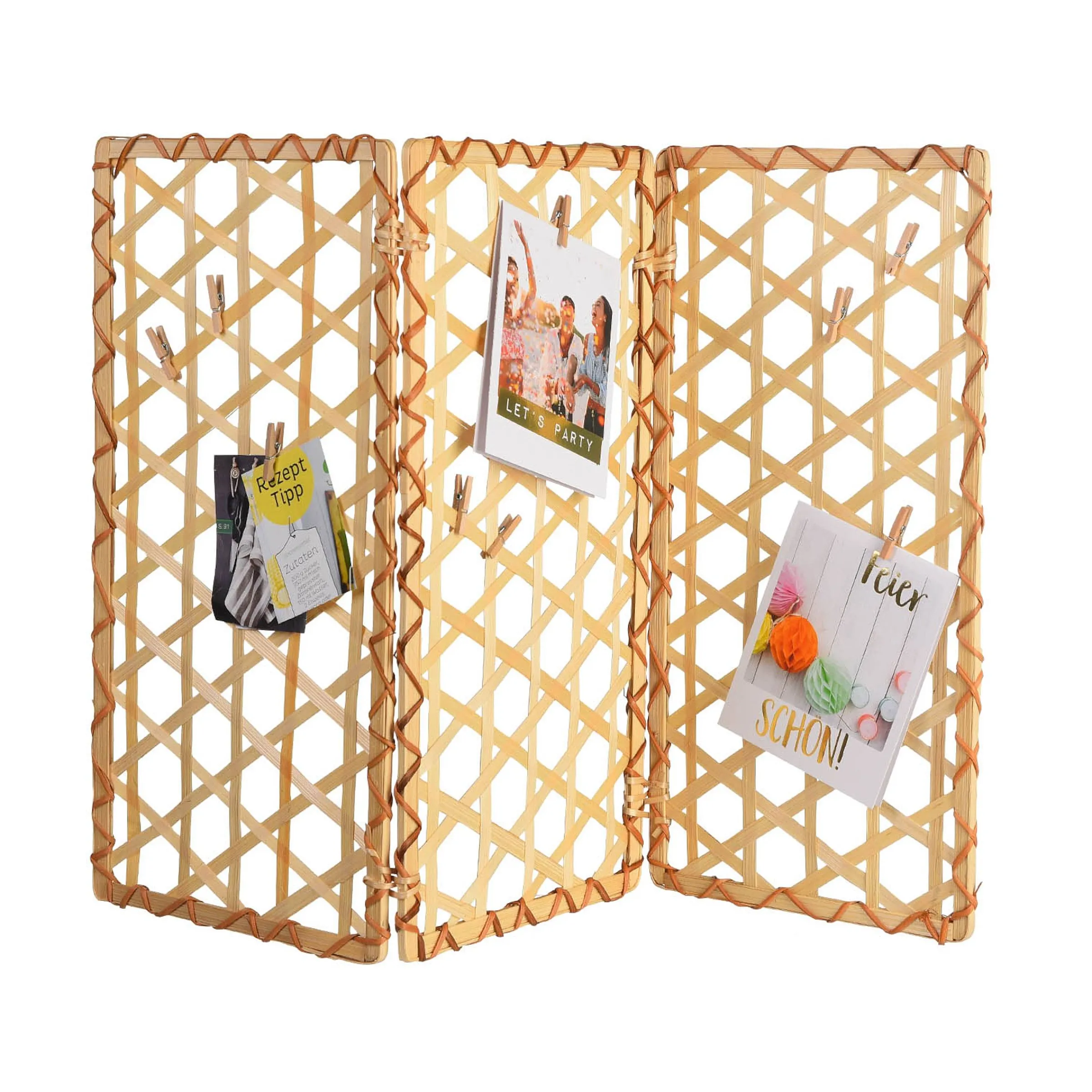 Depot Geschenkideen^Karten-/Fotohalter-Pinnwand Calamus