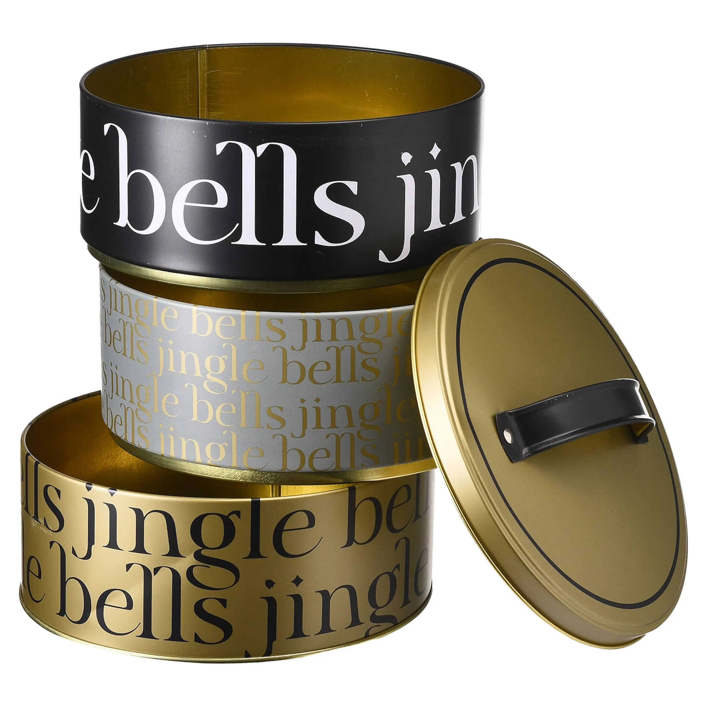 Depot Backzubehör & Gebackdosen^Keksdose Triple Jingle Bells