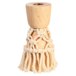 Depot Geschenkideen^Kerzenhalter-Set Mini Makramee
