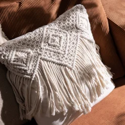 Depot Geschenkideen^Kissen-Set Jute & Makramee