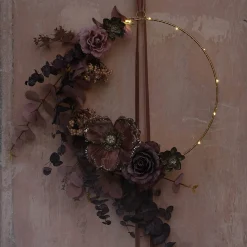 Depot Adventskranz-Deko^Kunstblume Dahlie Auf Clip